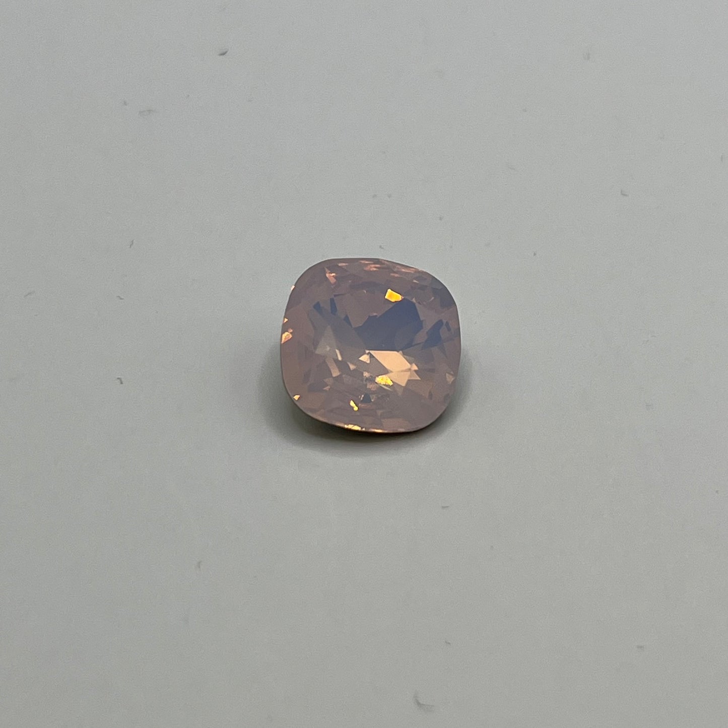 Swarovski Rounded Square 12MM Crystal Rose Water Opal