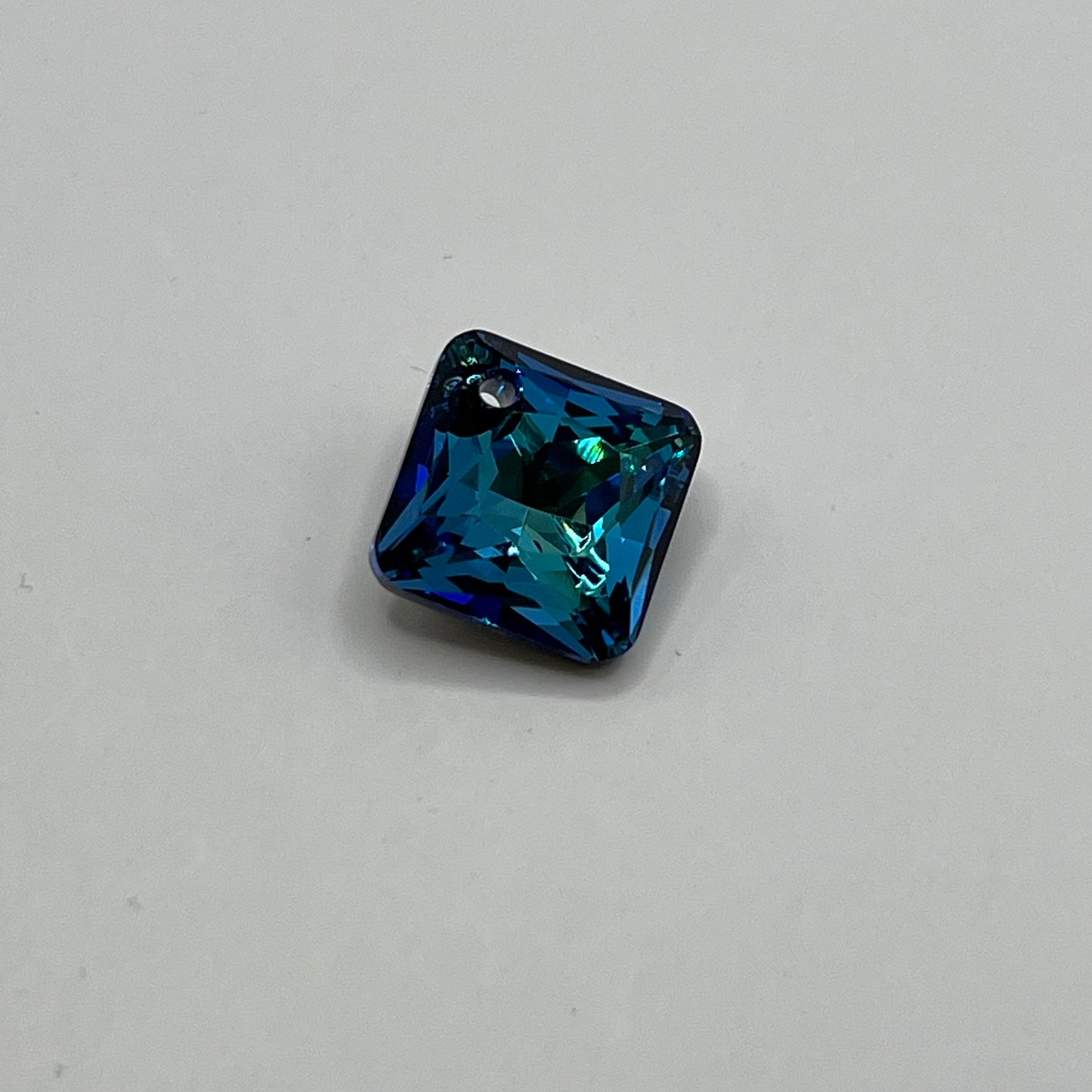 Swarovski 16MM Princess Pendant A6431 - Bermuda Blue