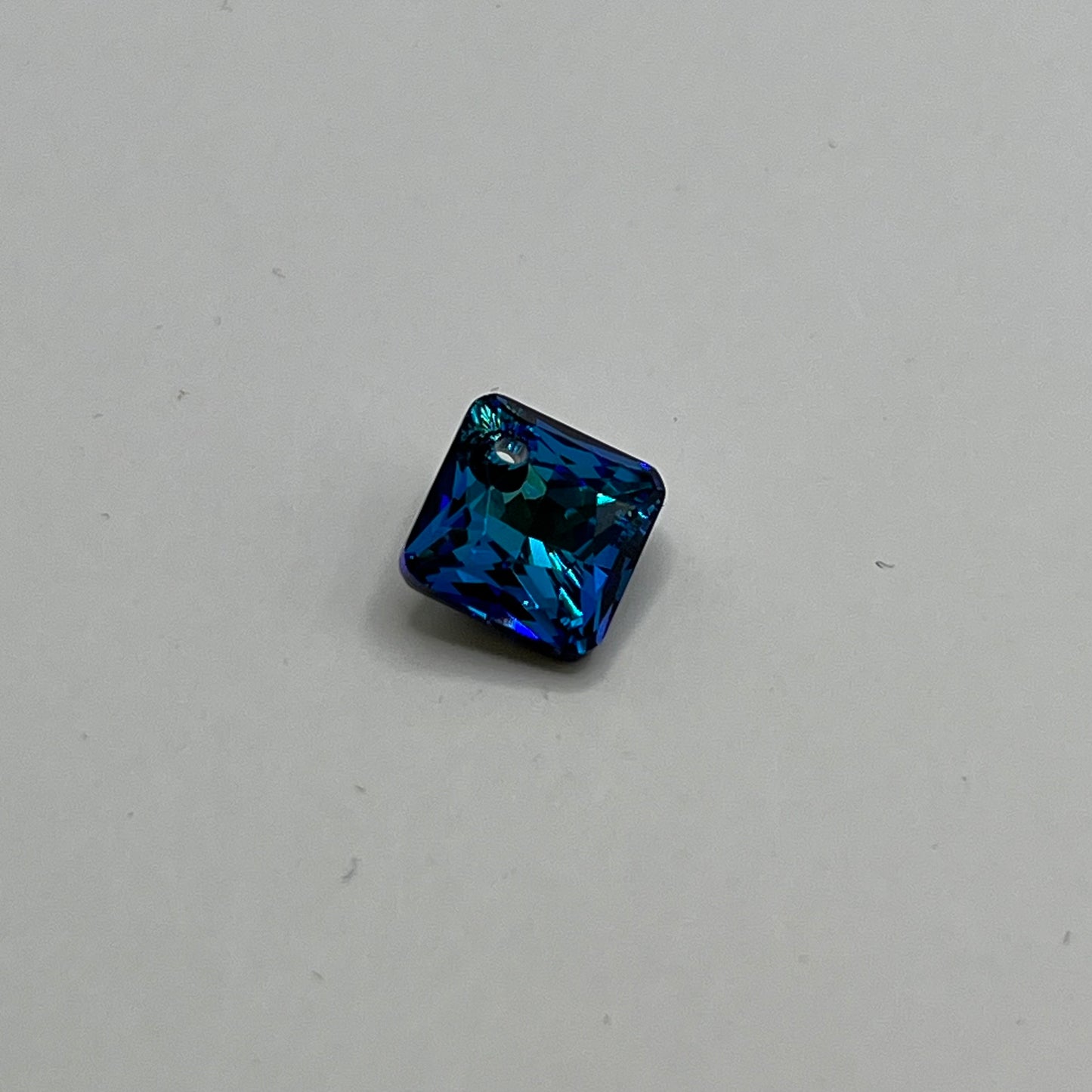 Swarovski 11.5MM Princess Pendant A6431 - Bermuda Blue
