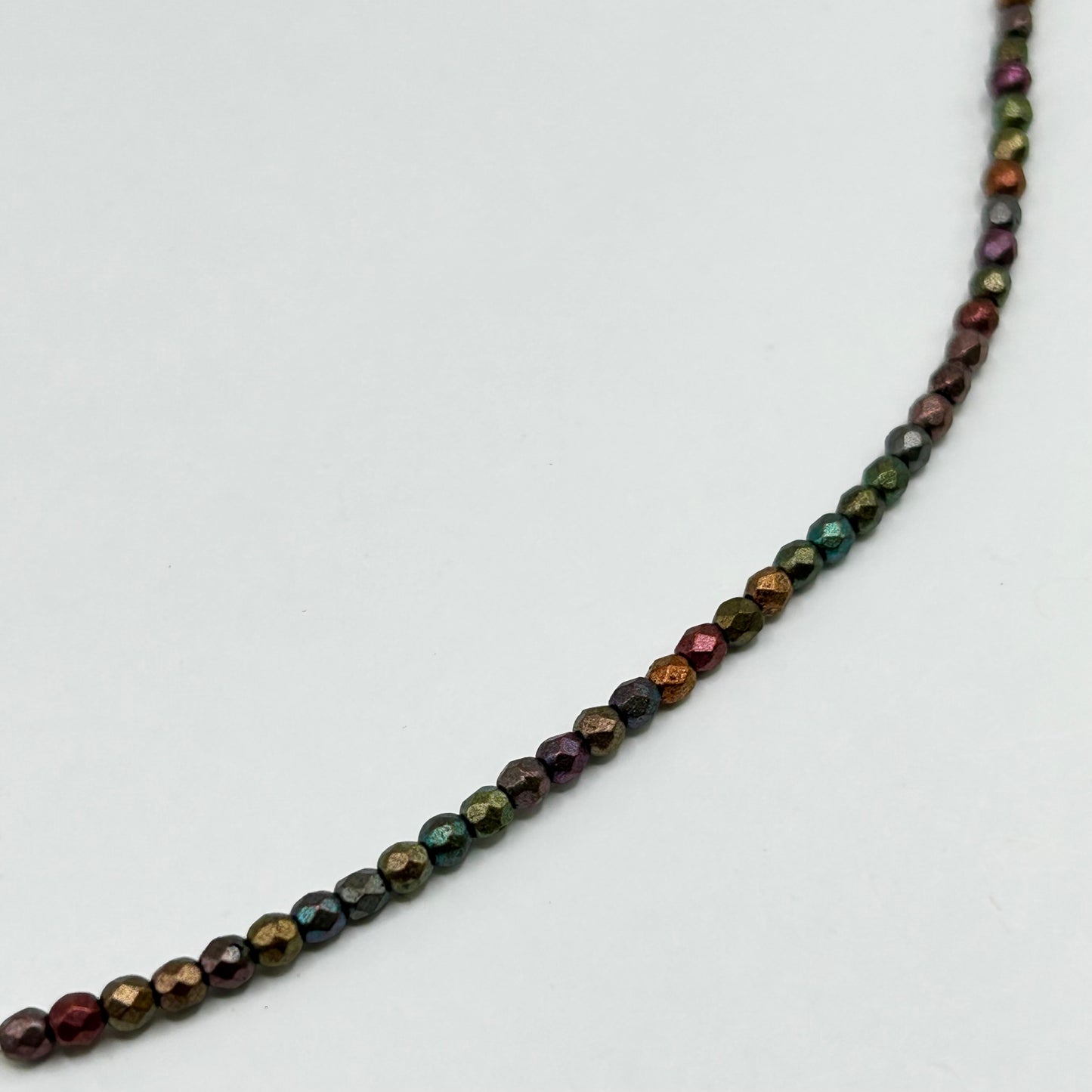 Firepolish 2MM - Matte Metallic Bronze Iris - Strand 50