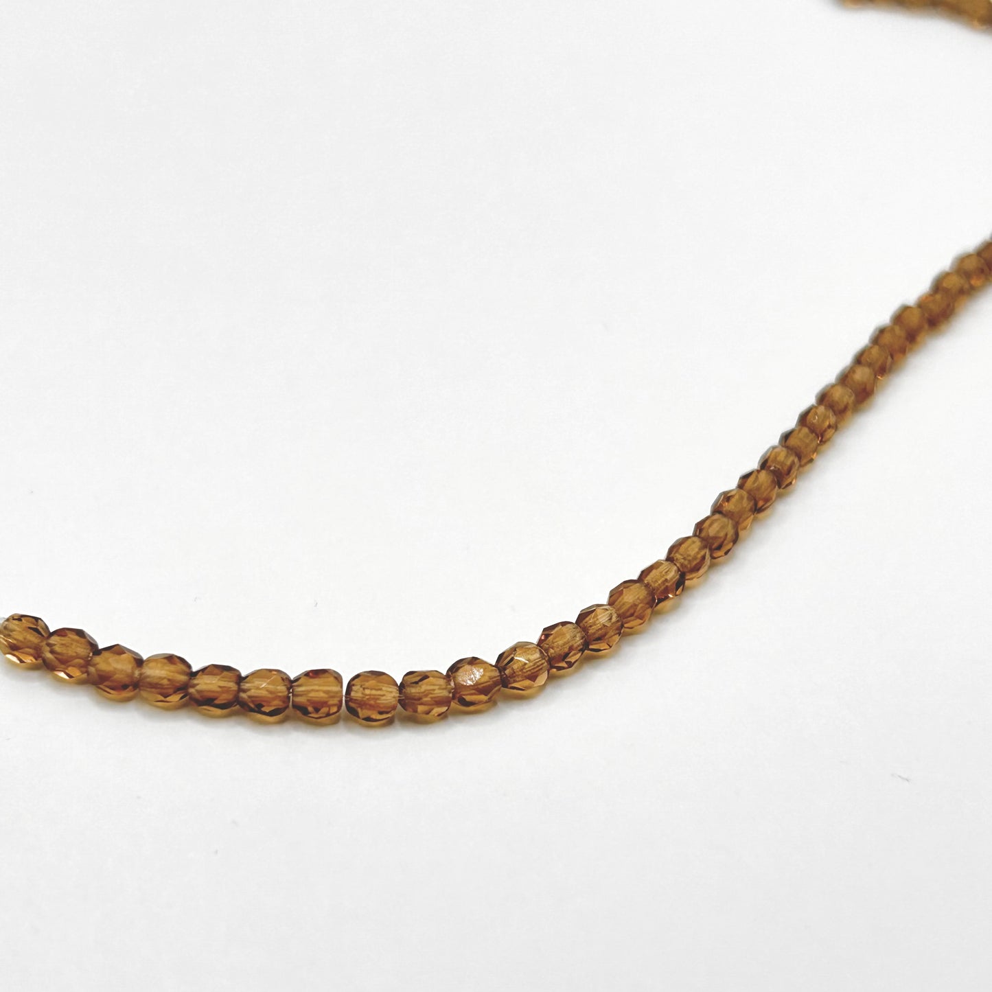 Firepolish 3MM - Smoky Topaz - Strand 50