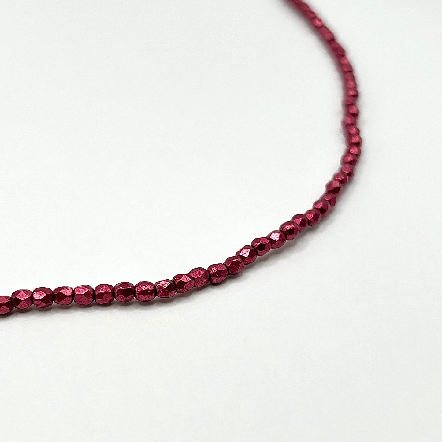 Firepolish 2MM - Sueded Gold Lily Pad - Strand 50