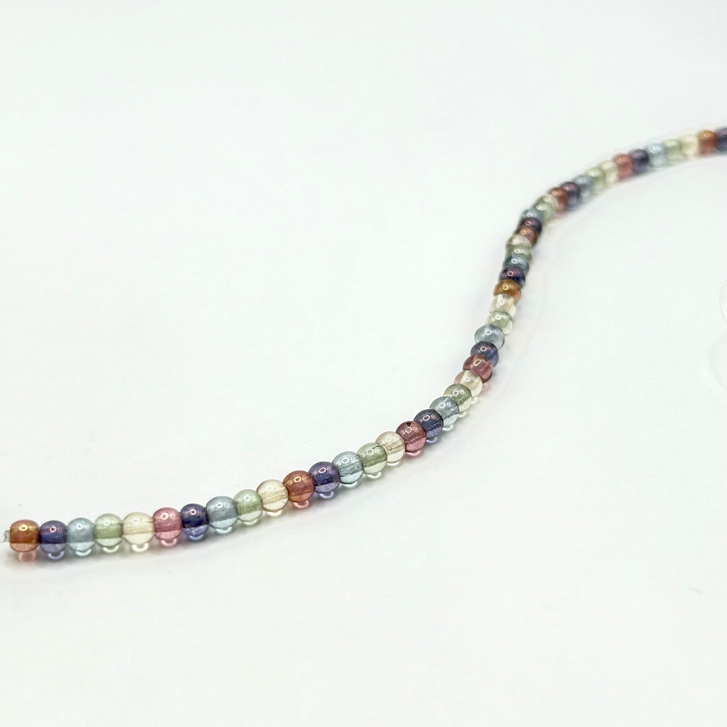 Czech Druk 3MM - 5 Color Luster - Bag 50