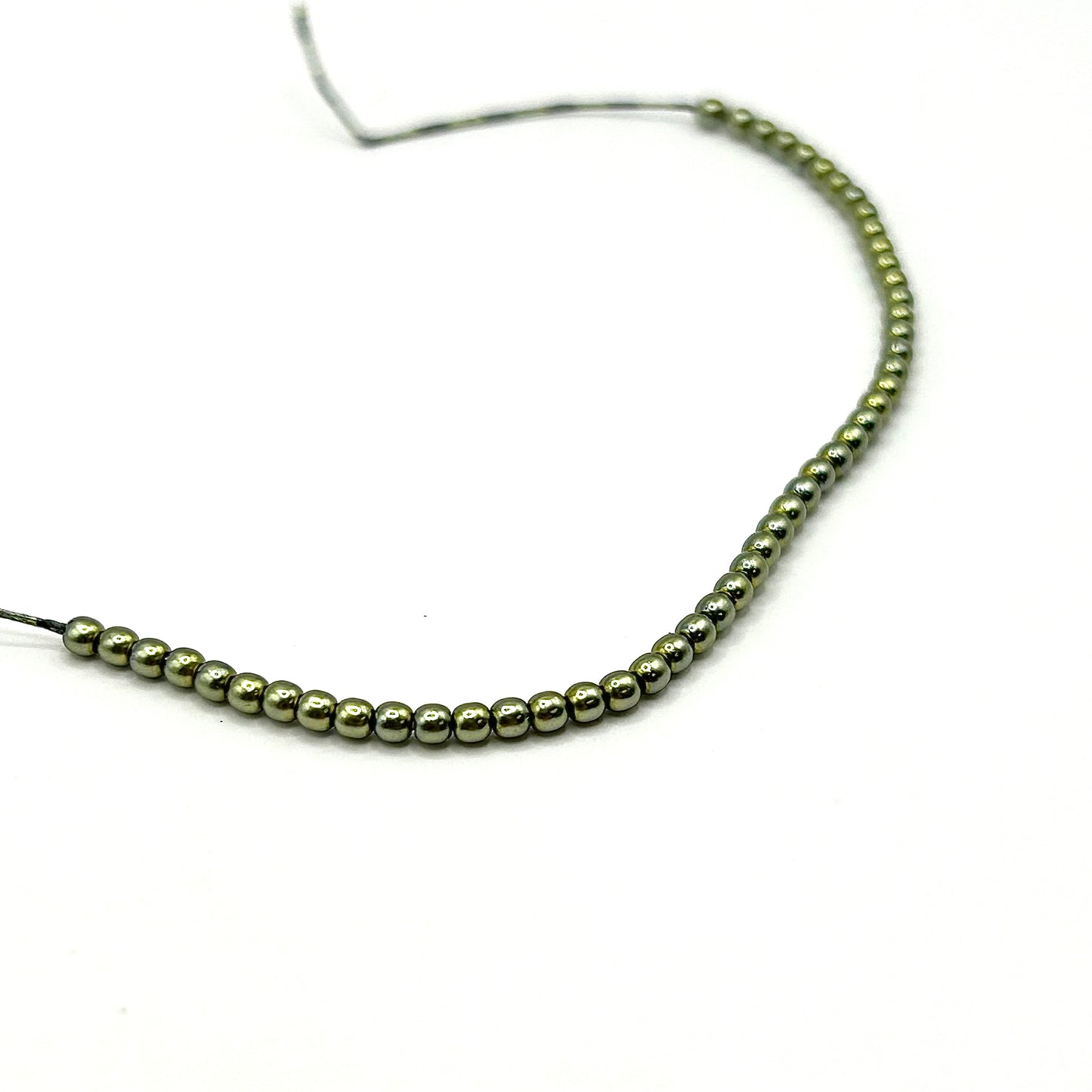 Czech Pearl 2MM - Light Green - Bag 50
