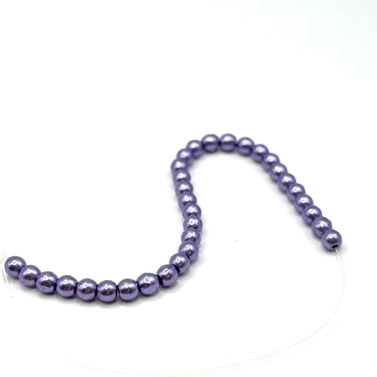 Czech Druks 3MM - Saturated Metallic Crocus Petal - Bag 50