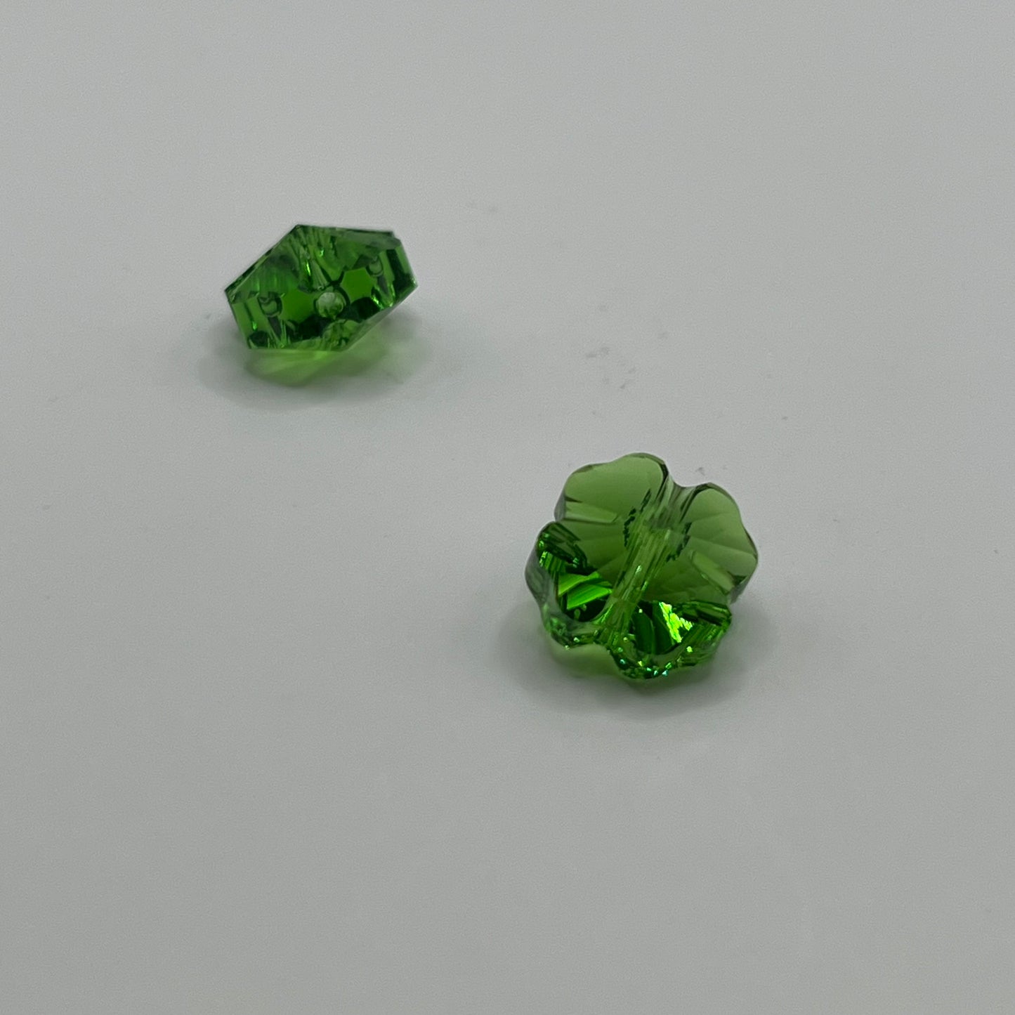 Swarovski 12MM Clover - Fern Green (2pcs)