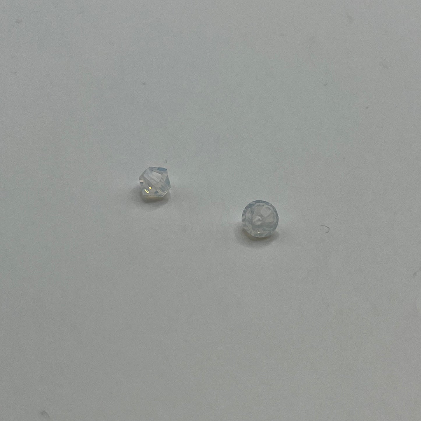 Swarovski 4MM Bicones - White Opal (12pcs)