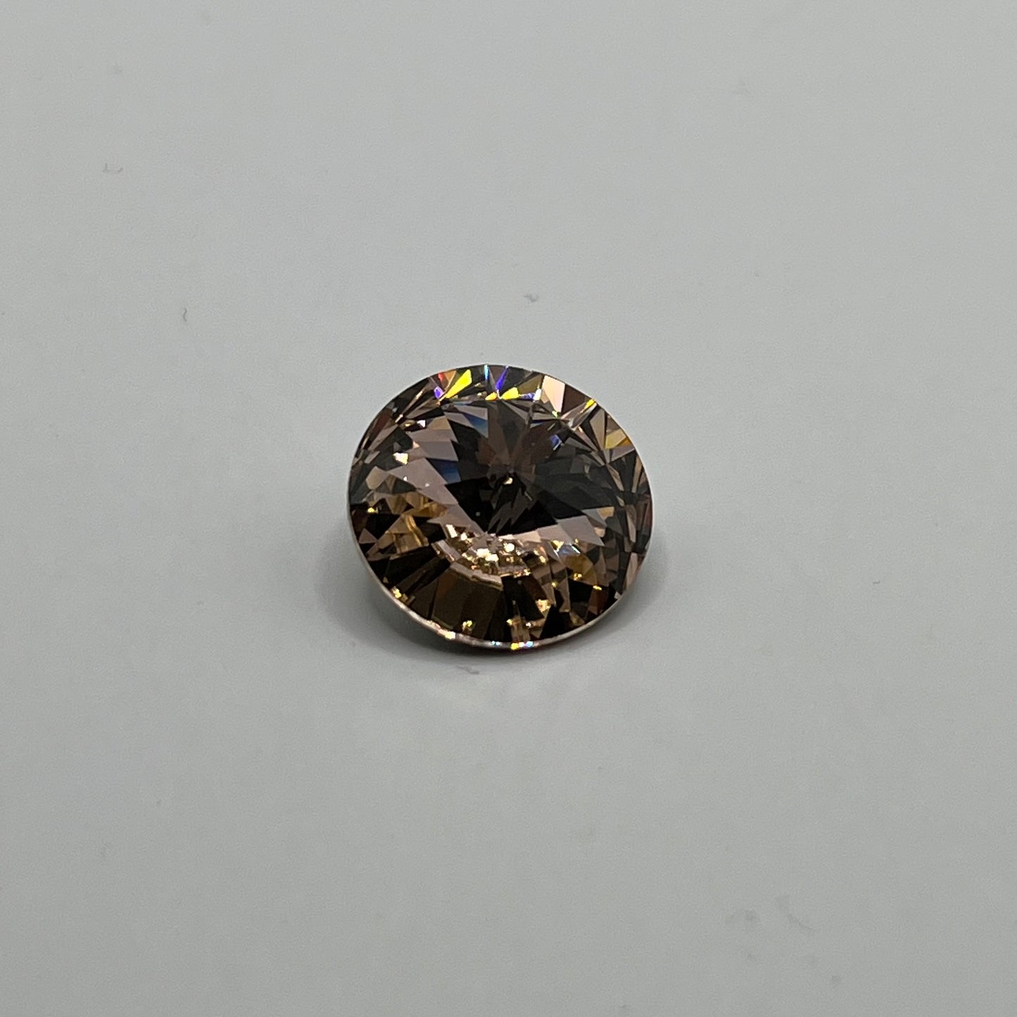 Swarovski 14MM Rivoli A1122 - Vintage Rose