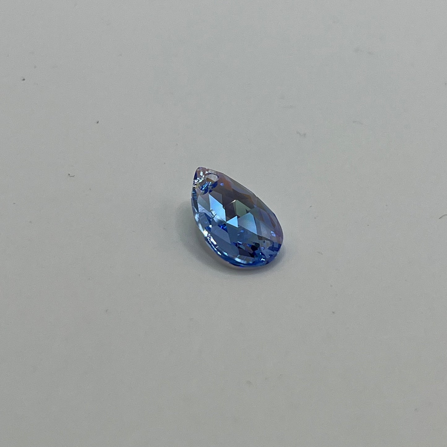 Swarovski 16x9MM Pear Pendant A6106 - Light Sapphire Shimmer