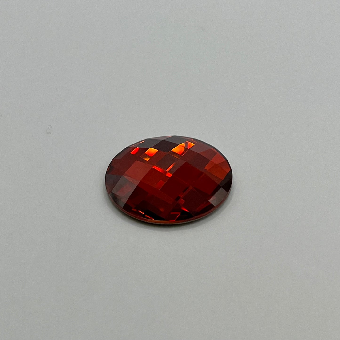 Swarovski 20MM Chessboard A2035 Circle - Red Magma