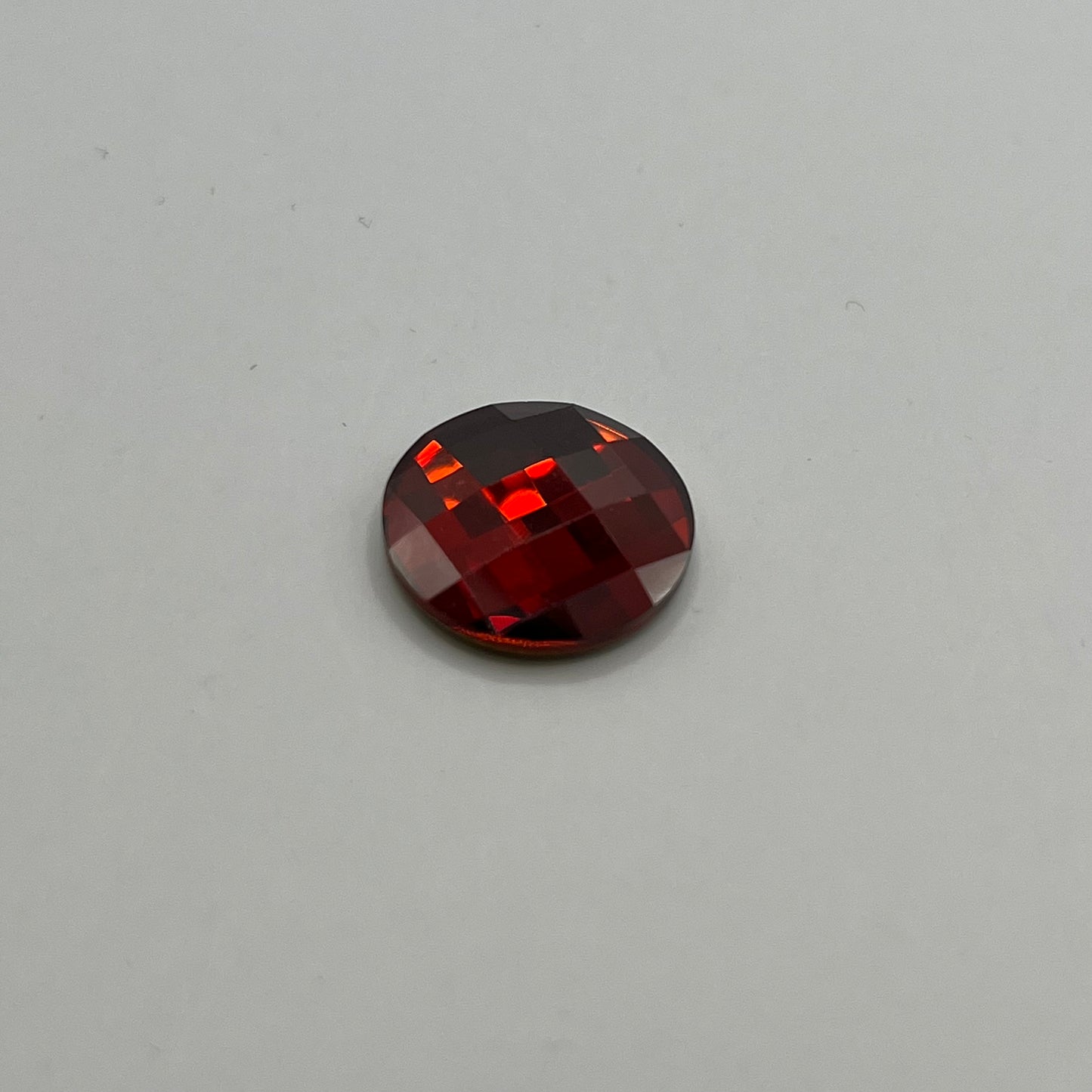 Swarovski 14MM Chessboard Circle Crystal Red Magma - Bag 2