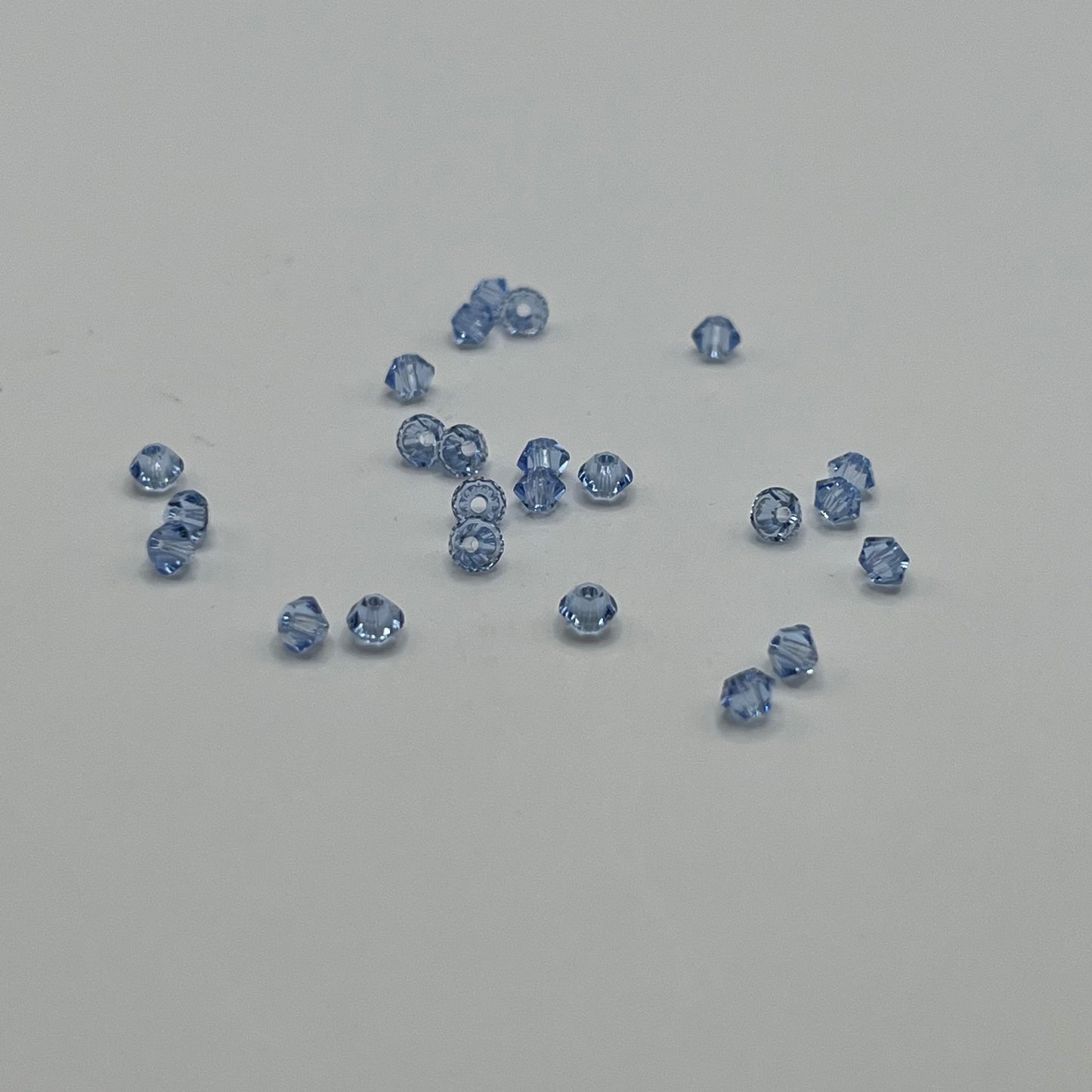 Swarovski 3MM Bicones - Light Sapphire (24pcs)
