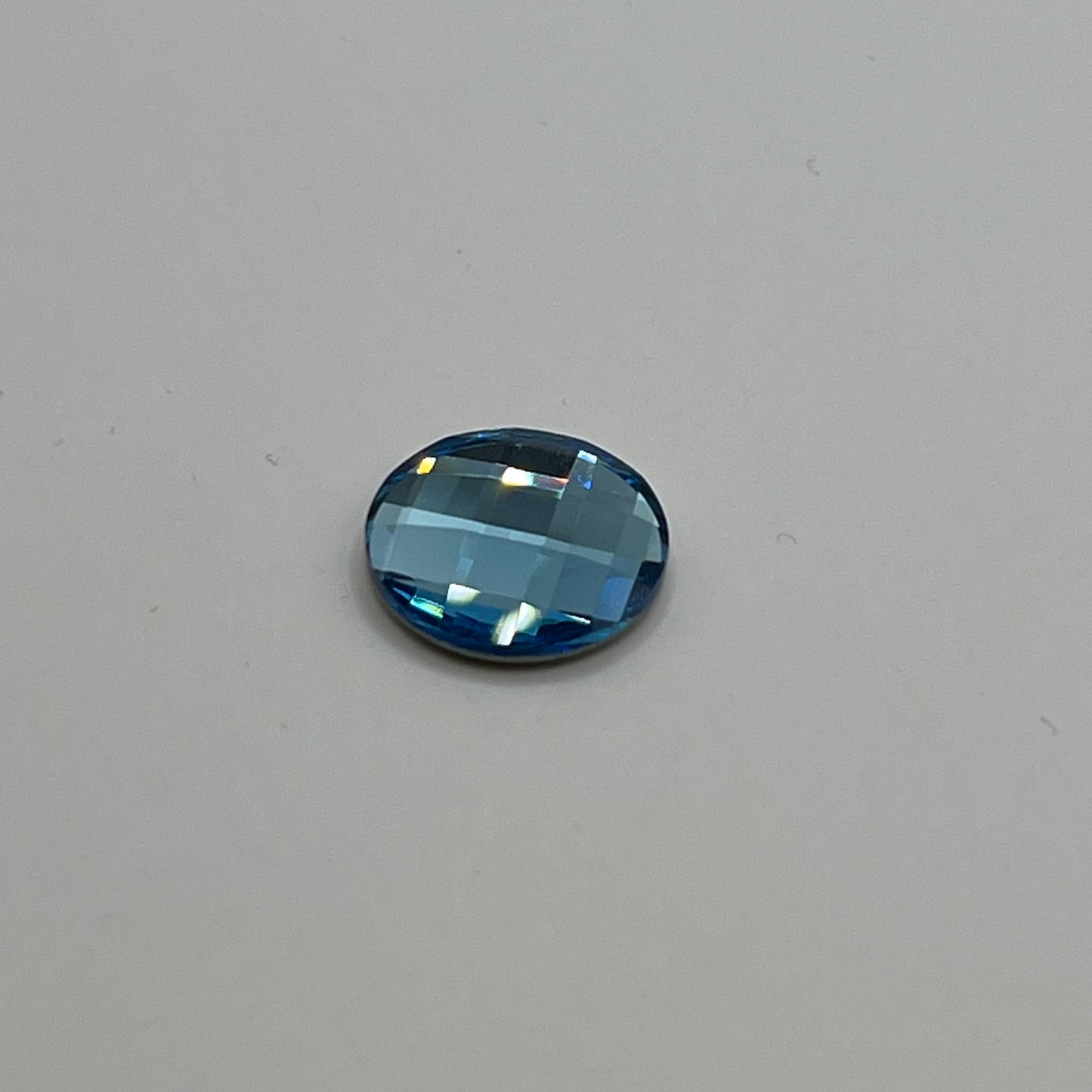 Swarovski 14MM Chessboard Circle Aquamarine - Bag 2