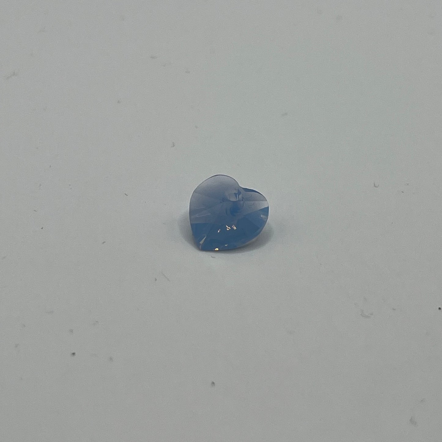 Swarovski 10MM Heart Pendant A6228 - Air Blue Opal (4pcs)