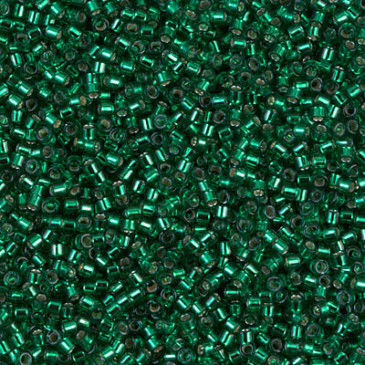 DB0605 - Silver-Lined Emerald - 11/0