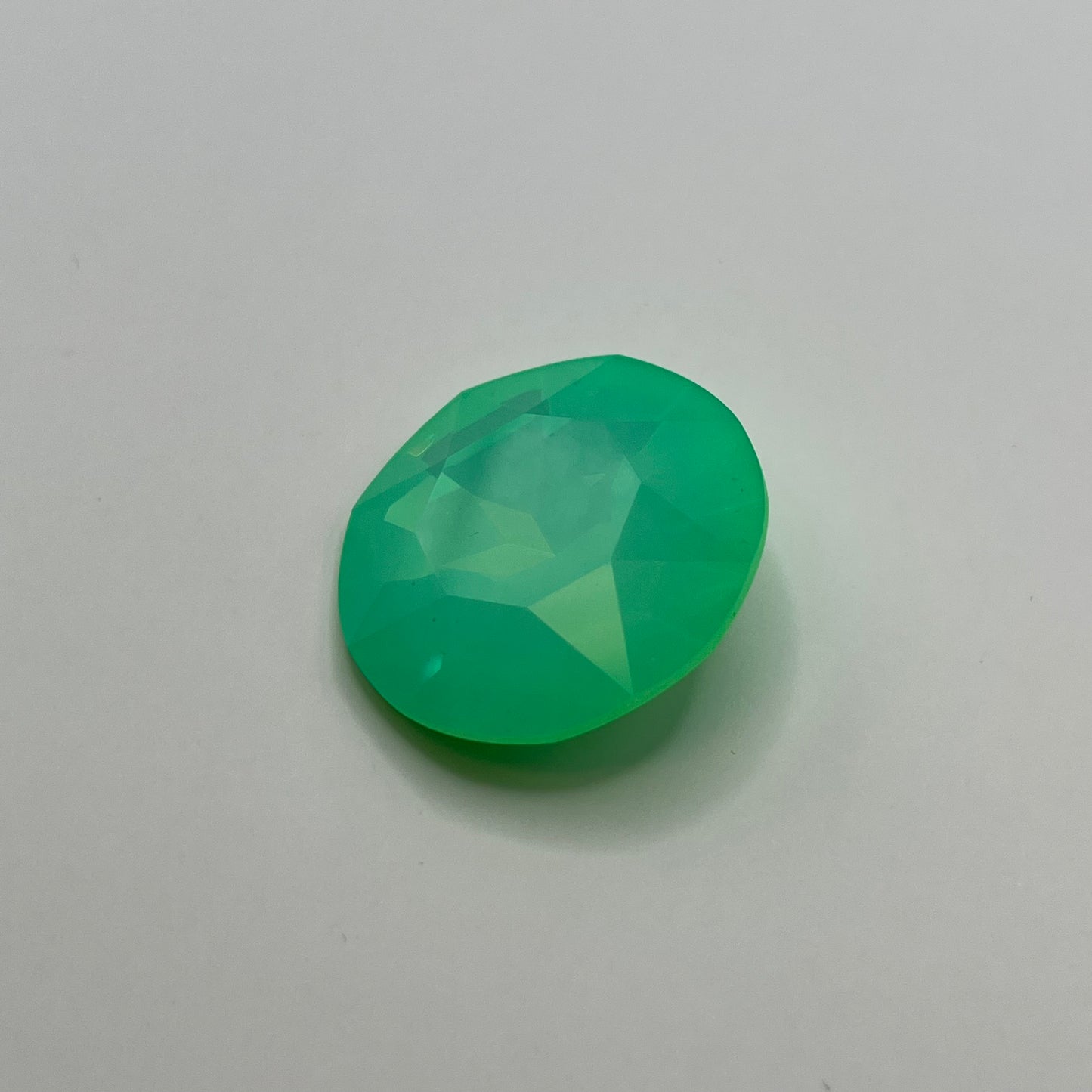 Swarovski 27MM Crystal White Opal Ultra Glow Green AB