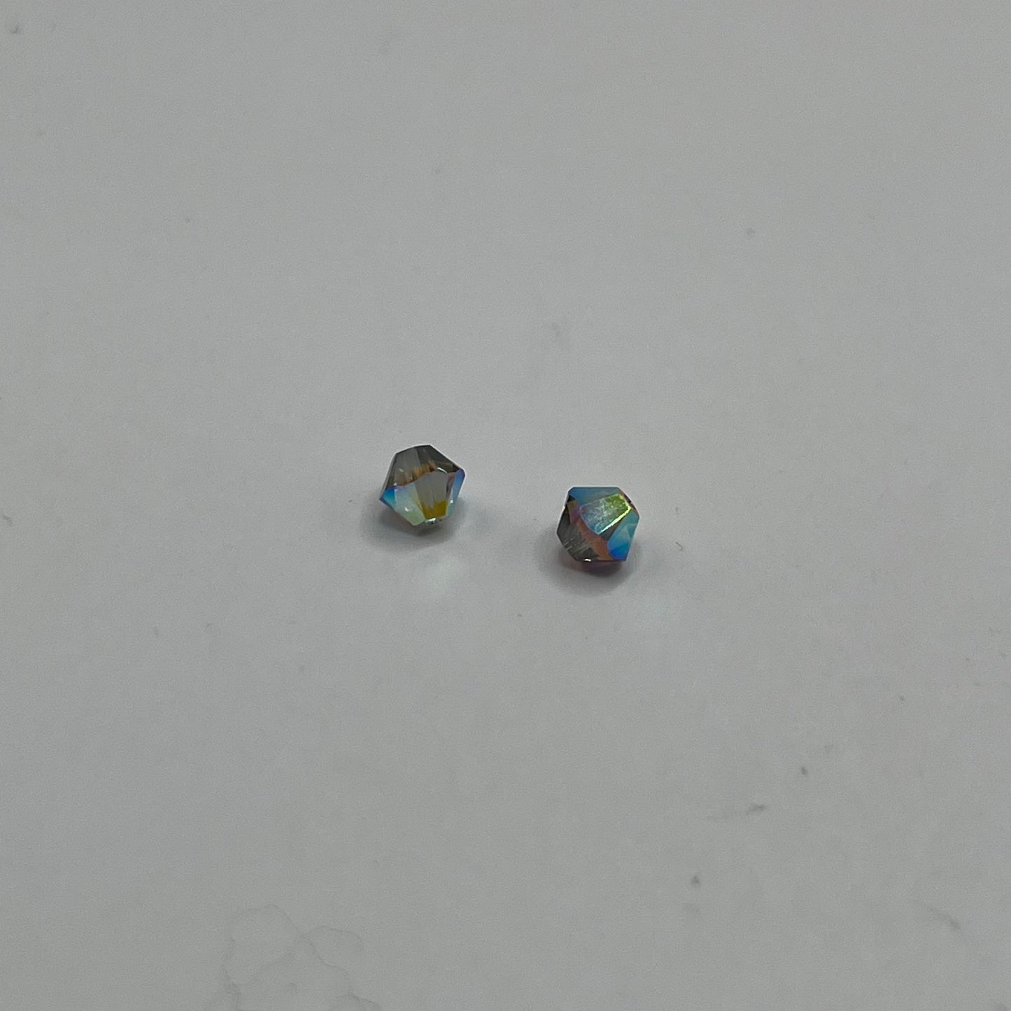 Swarovski 4MM Bicones - Crystal AB Satin (12pcs)
