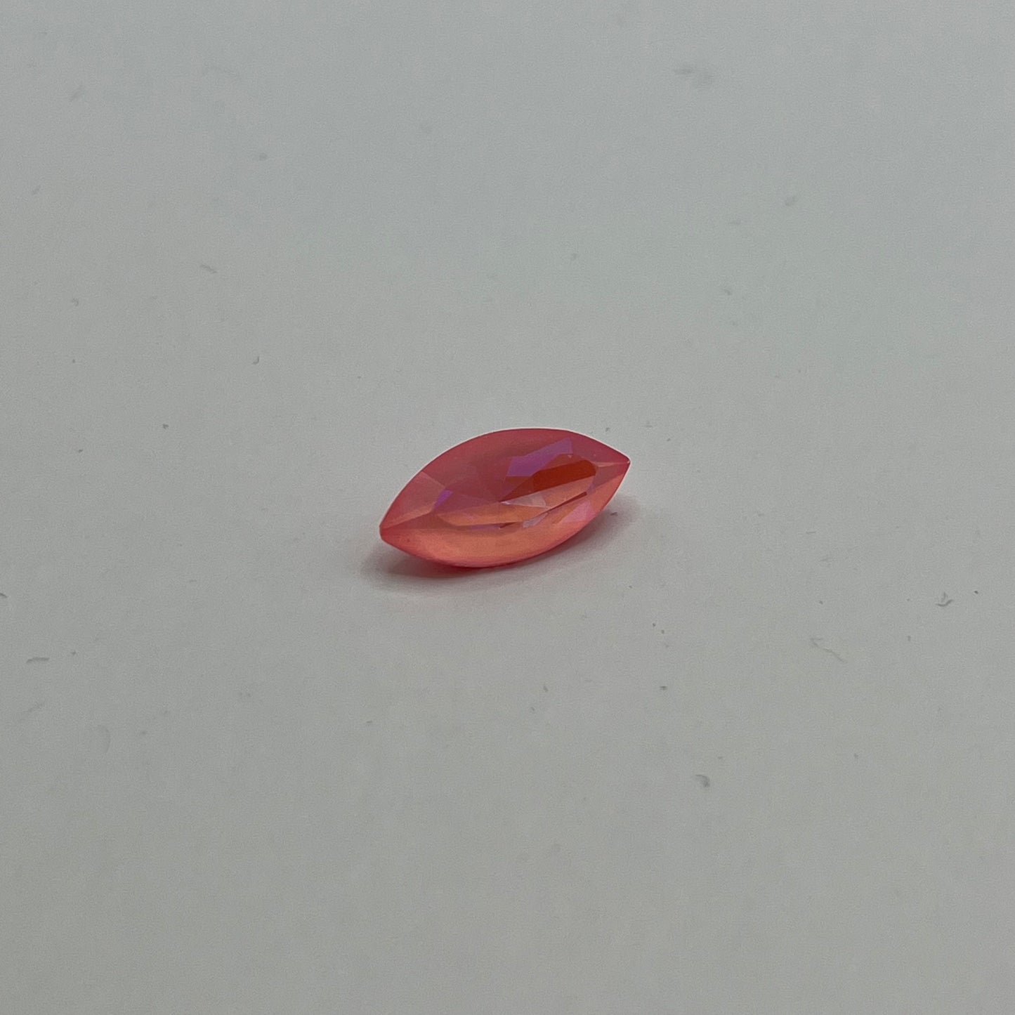 Swarovski 15x7MM Navette A4228 - Ultra Pink Coral AB (Custom)