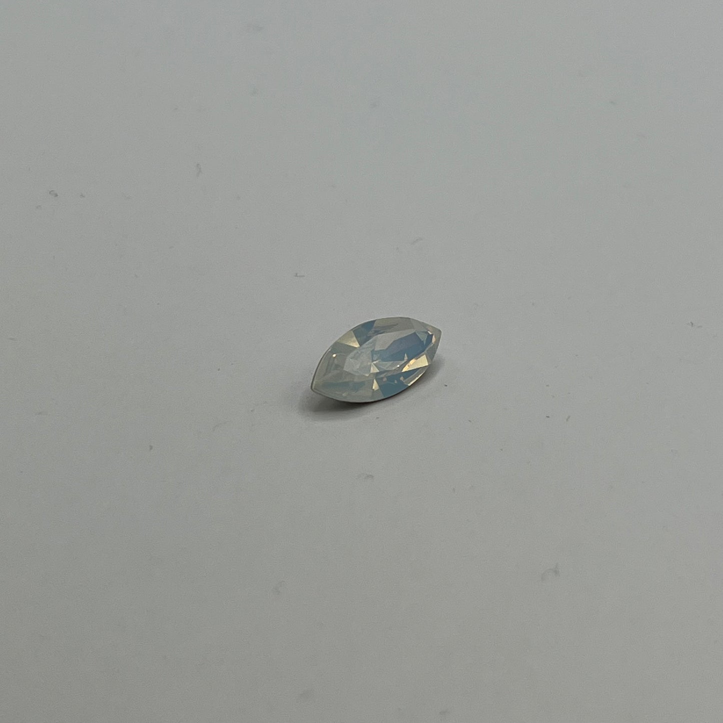 Swarovski 15x7MM Navette A4228 - White Opal
