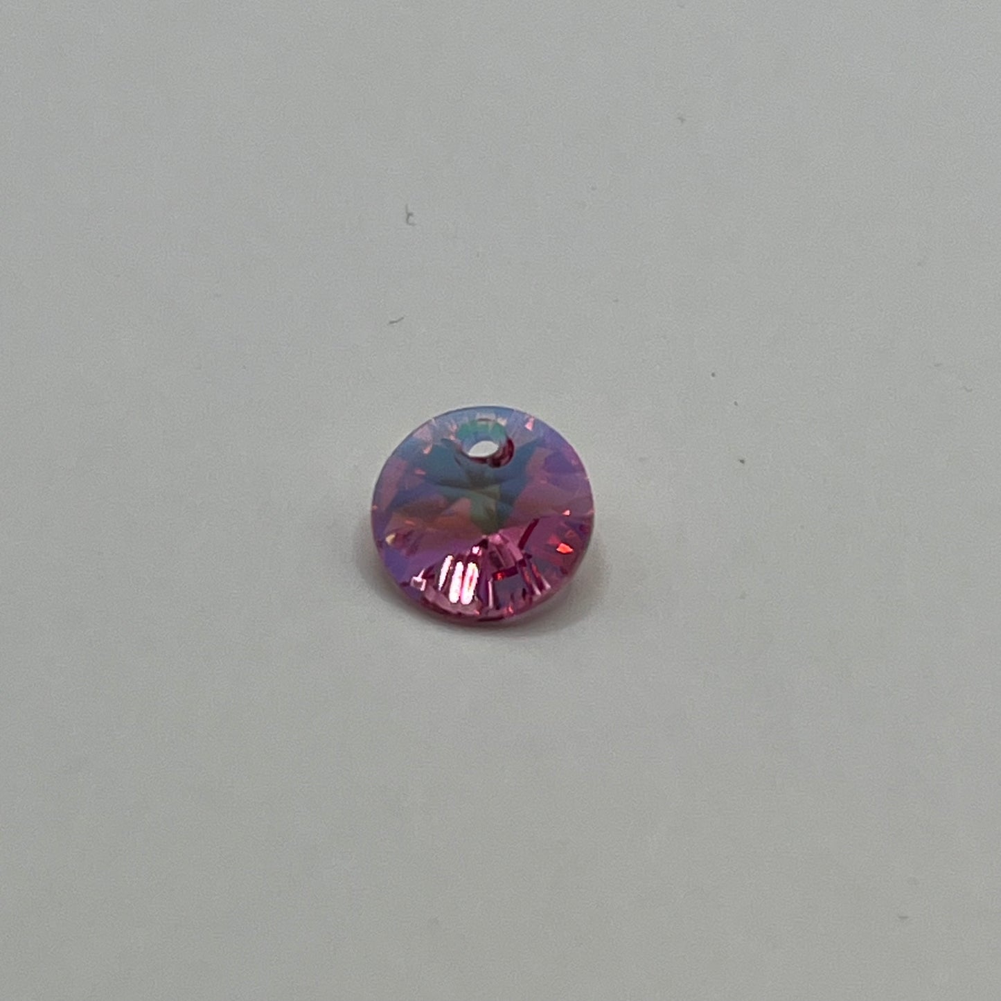 Swarovski 8MM Disc Pendant A6428 - Rose Transmission