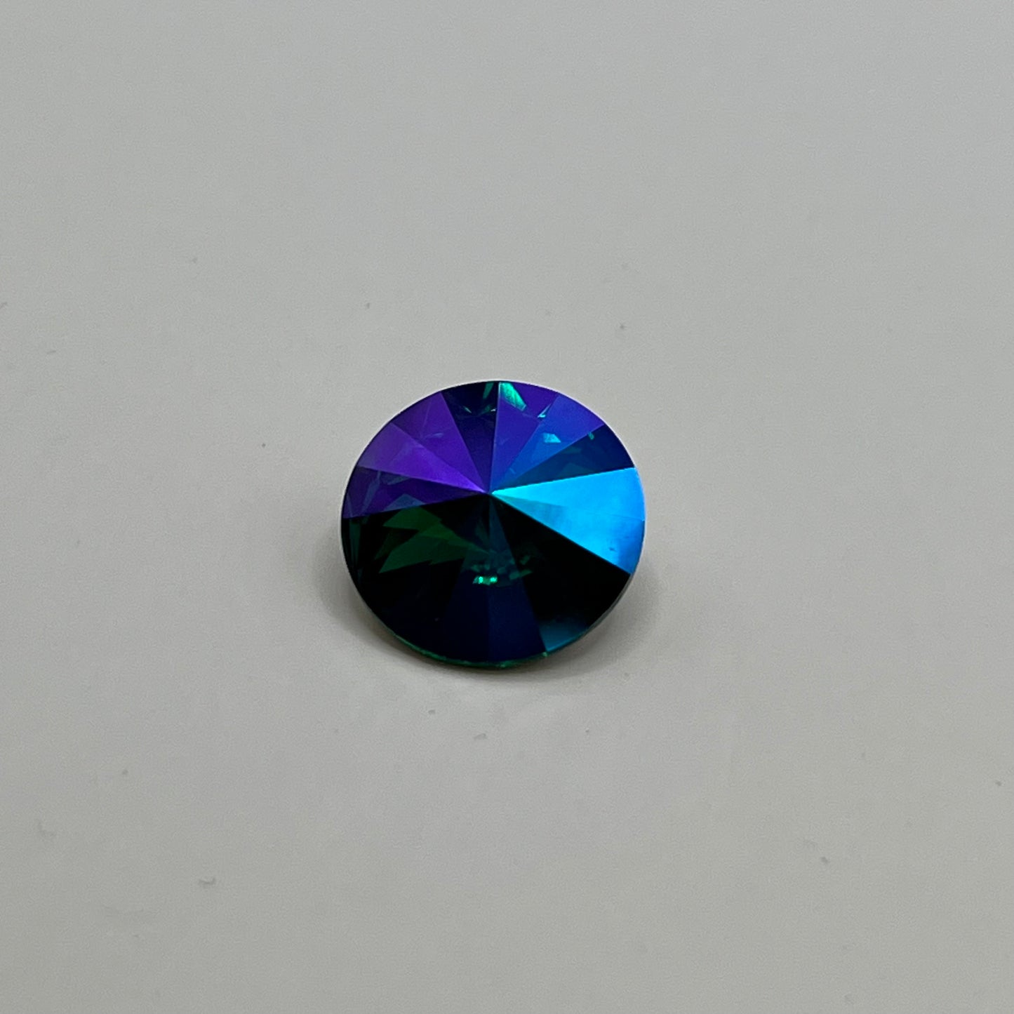 Swarovski 14MM Rivoli A1122 - Emerald Glacier Blue