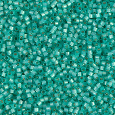 DB0627 - Silver-Lined Mint Green Alabaster Dyed - 11/0