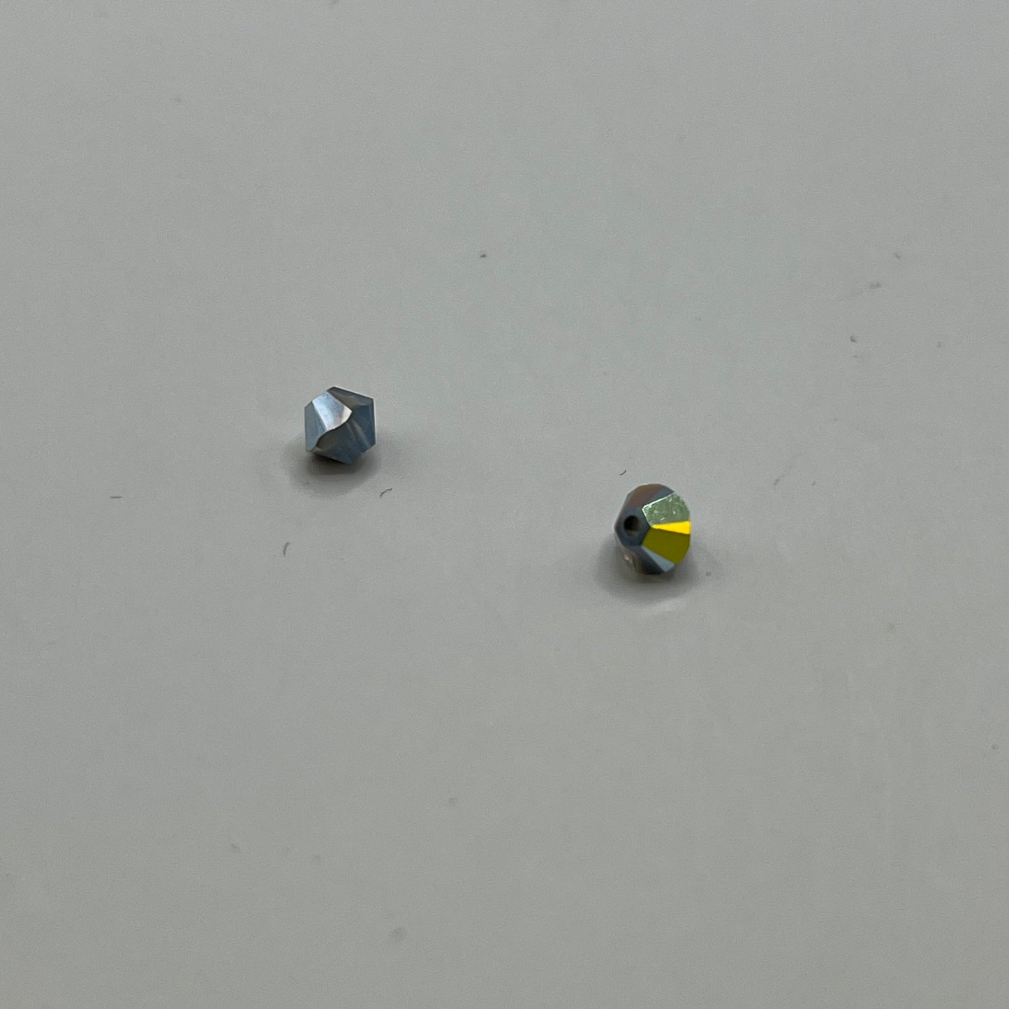 Swarovski 4MM Bicones - White Opal Star Shine (12pcs)