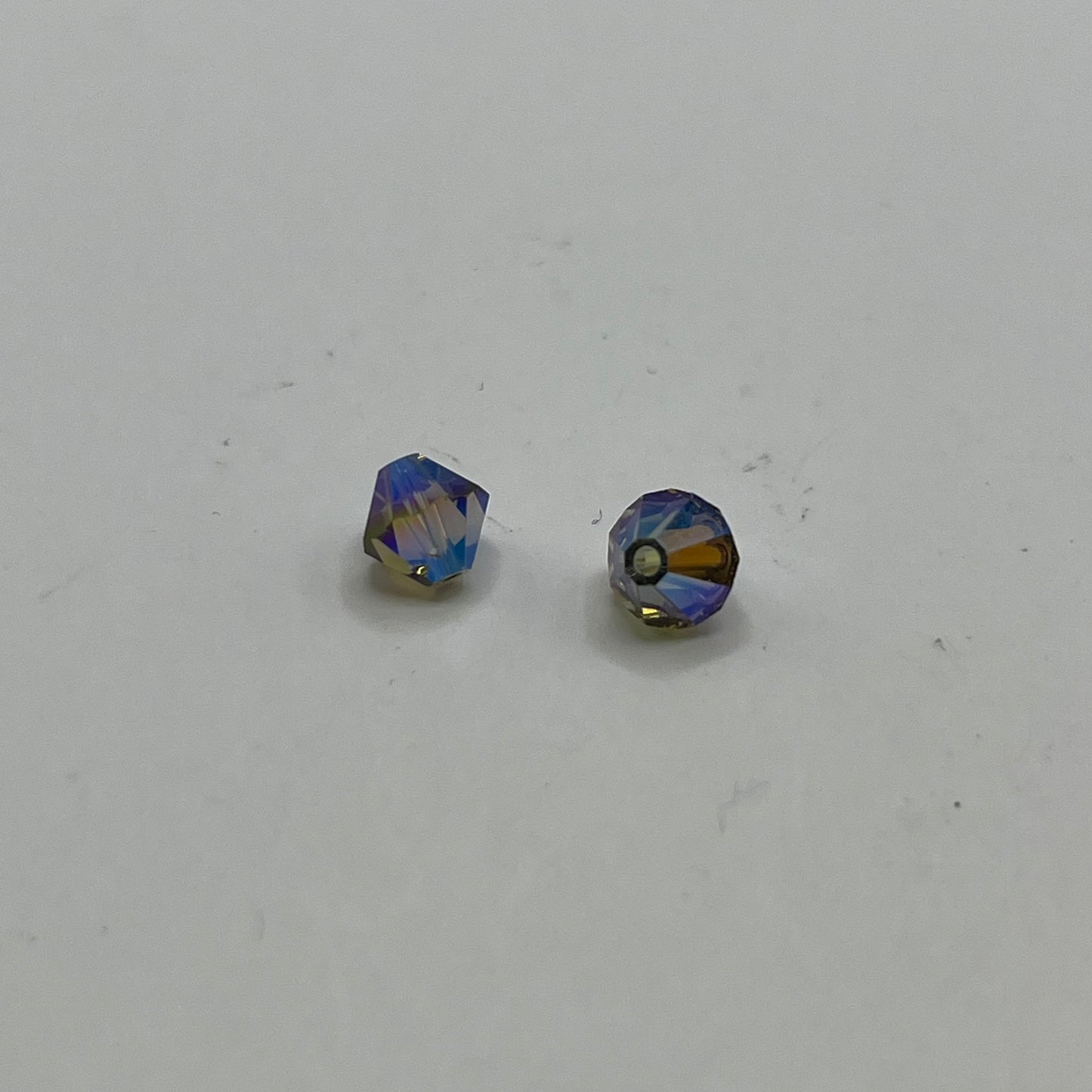 Swarovski 6MM Bicones - Black Diamond AB2X (12pcs)