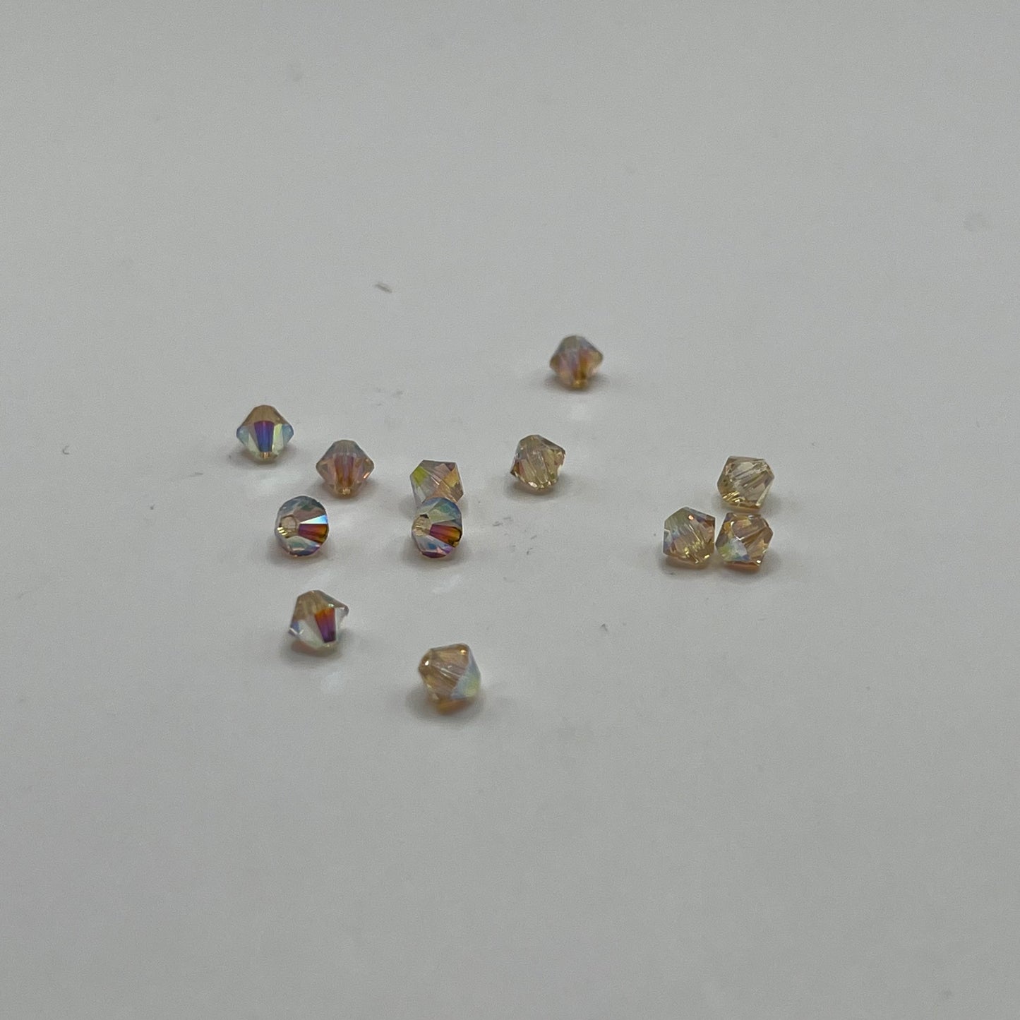Swarovski 4MM Bicones - Crystal Golden Shadow AB (12pcs)