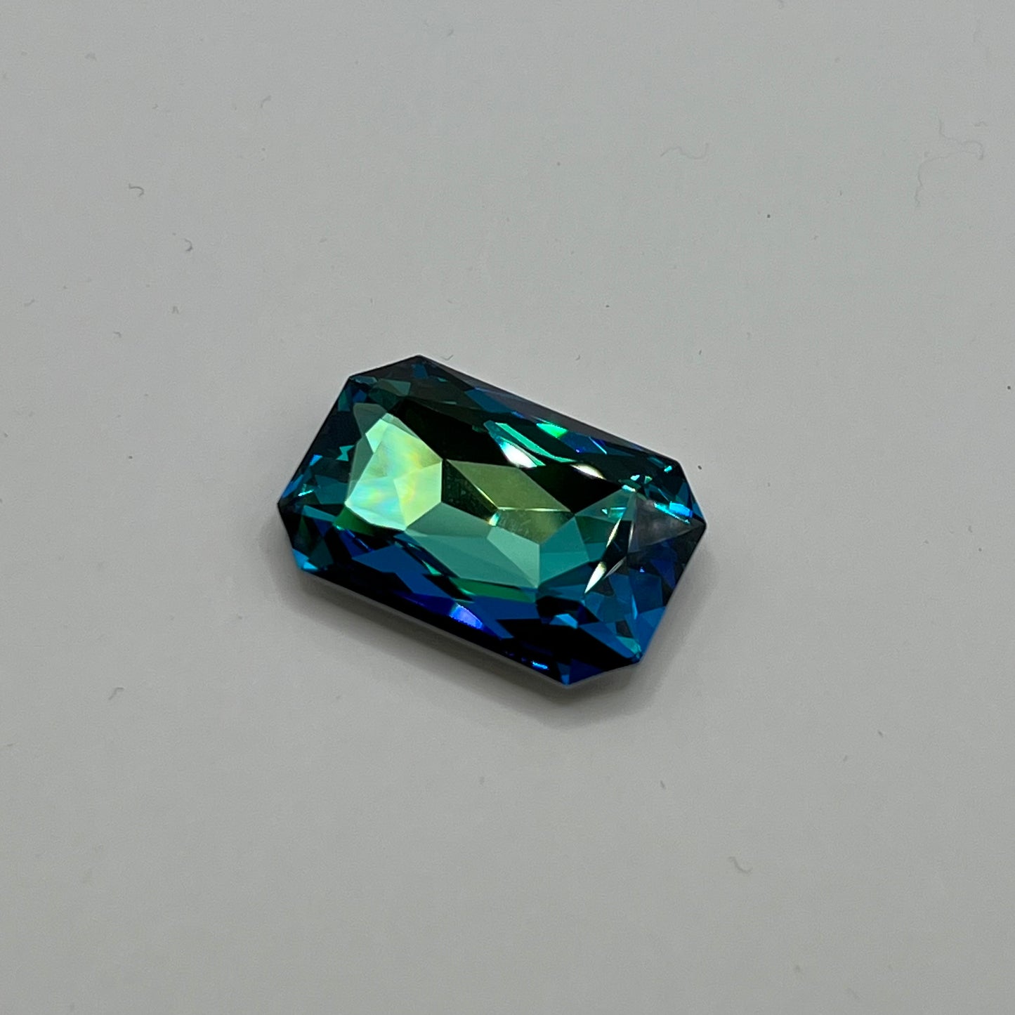Swarovski 27X18.5MM Octagon A4627 - Bermuda Blue