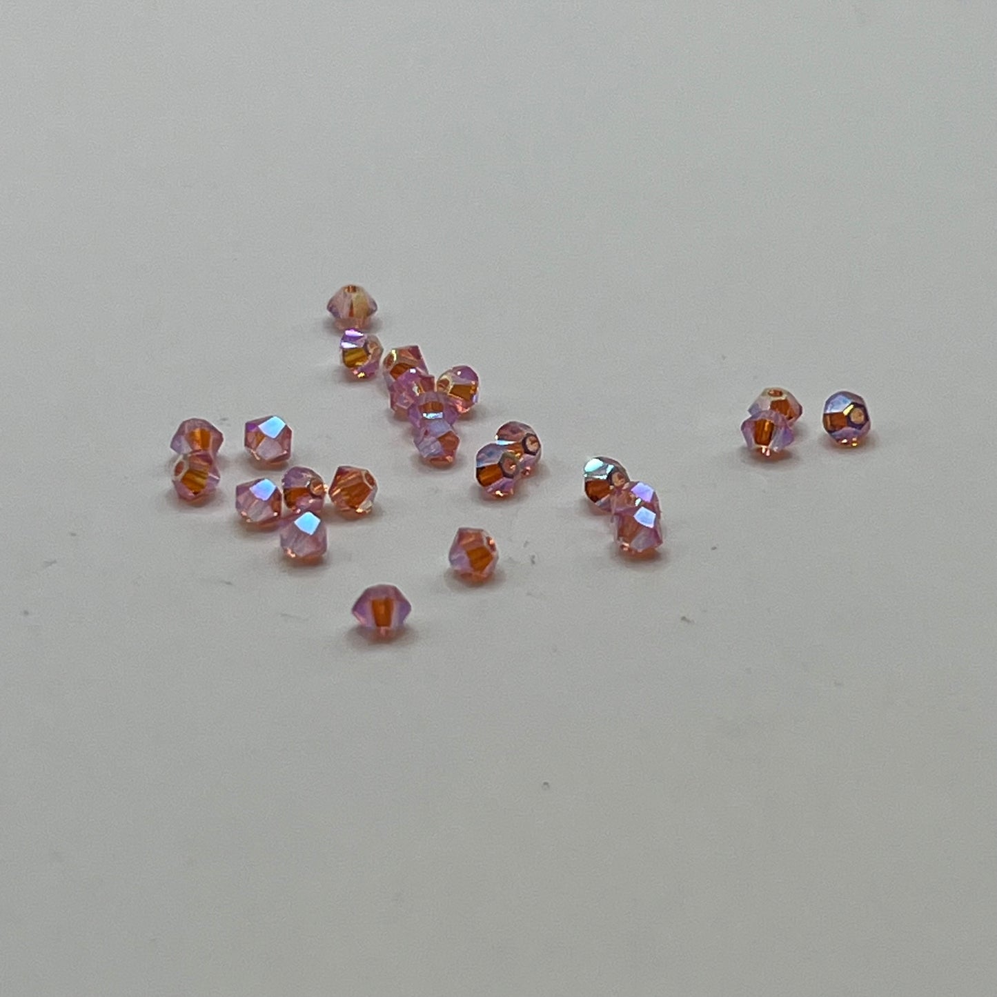 Swarovski 3MM Bicones - Rose Peach AB2X (24pcs)