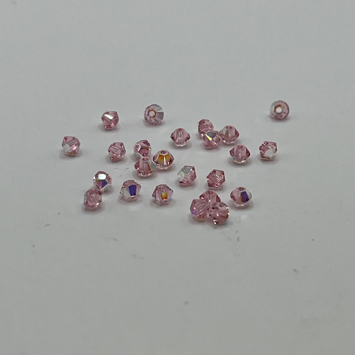 Swarovski Bicones 3MM - Light Rose AB (24pcs)