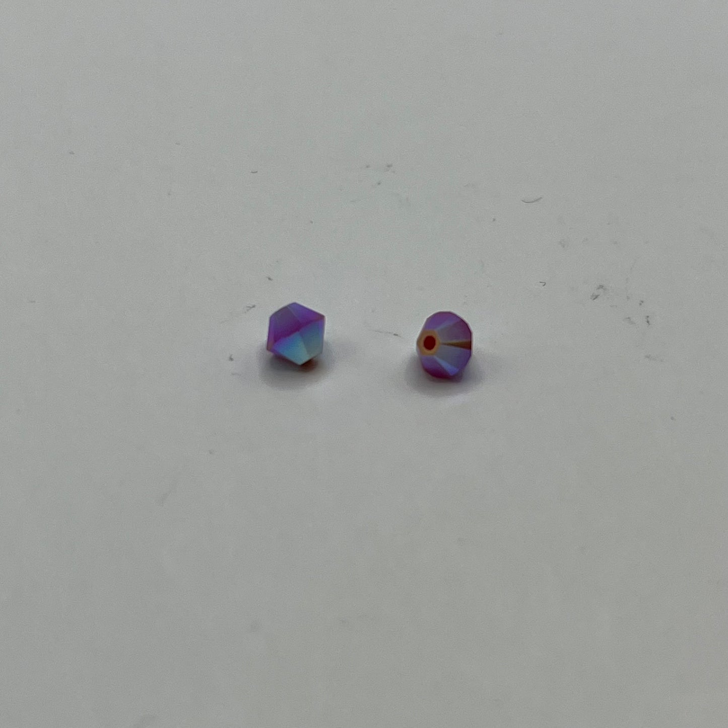 Swarovski 4MM Bicones - Dark Red Coral AB2X (12pcs)
