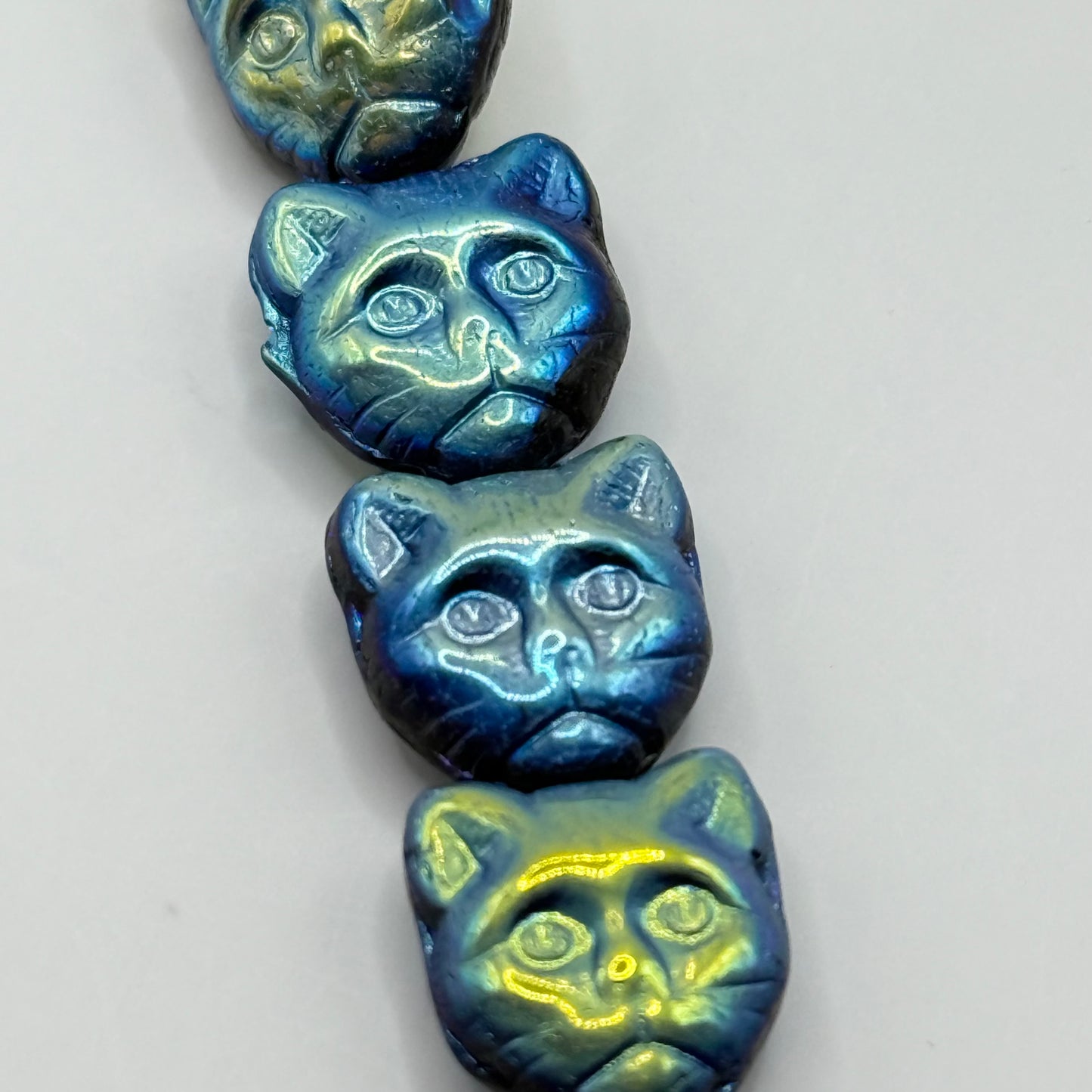 Czech Glass - Cat Beads (10pcs)