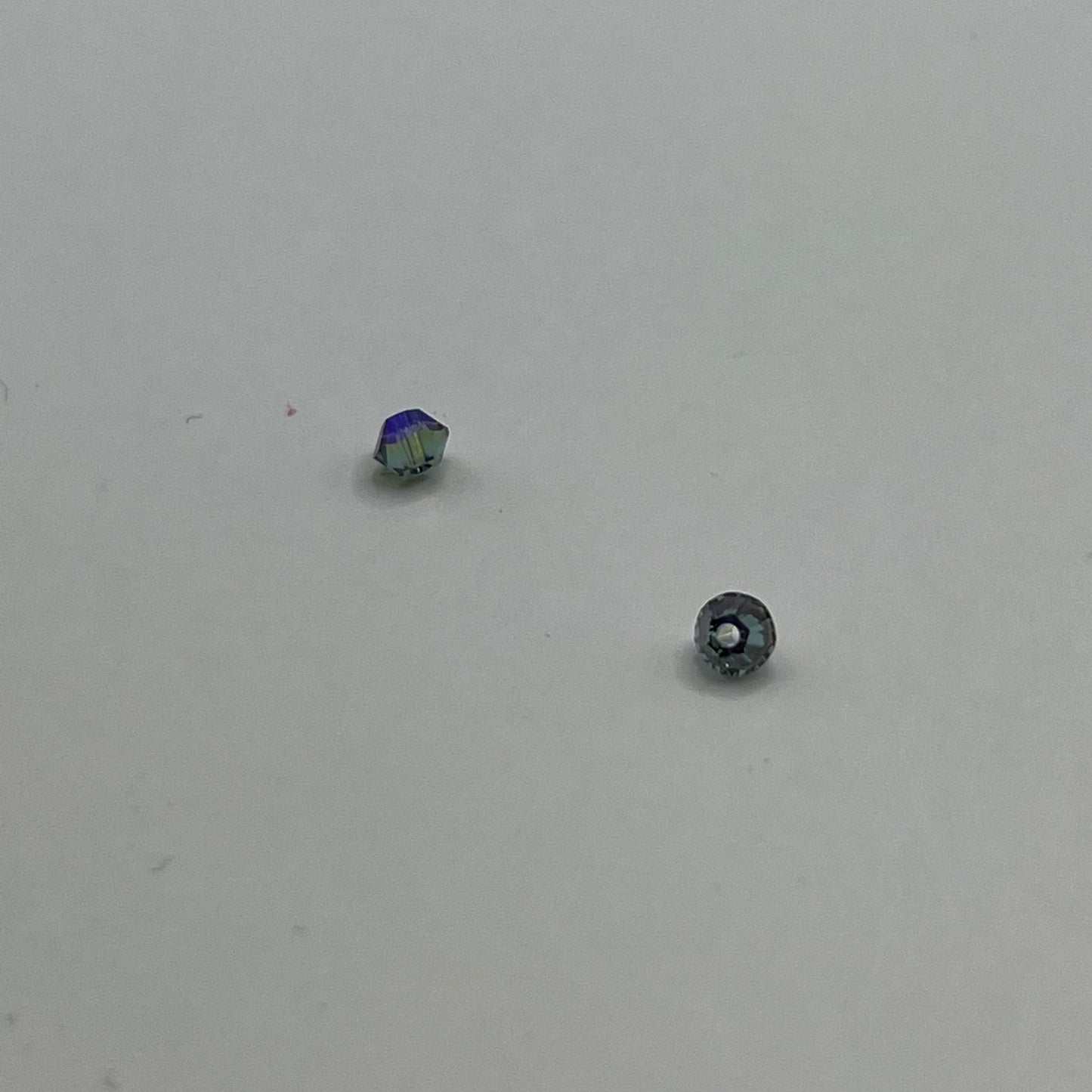 Swarovski 3MM Bicones - Aquamarine AB Satin (24pcs)