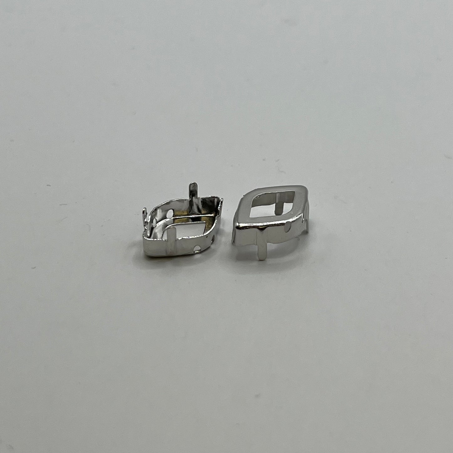 Swarovski 14x9MM Lemon Crystal Setting A4230 - Rhodium Plated (2pcs)