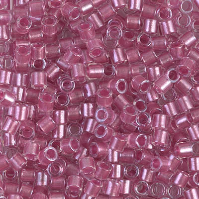 DBL0902 - Sparkling Rose Lined Crystal - 8/0