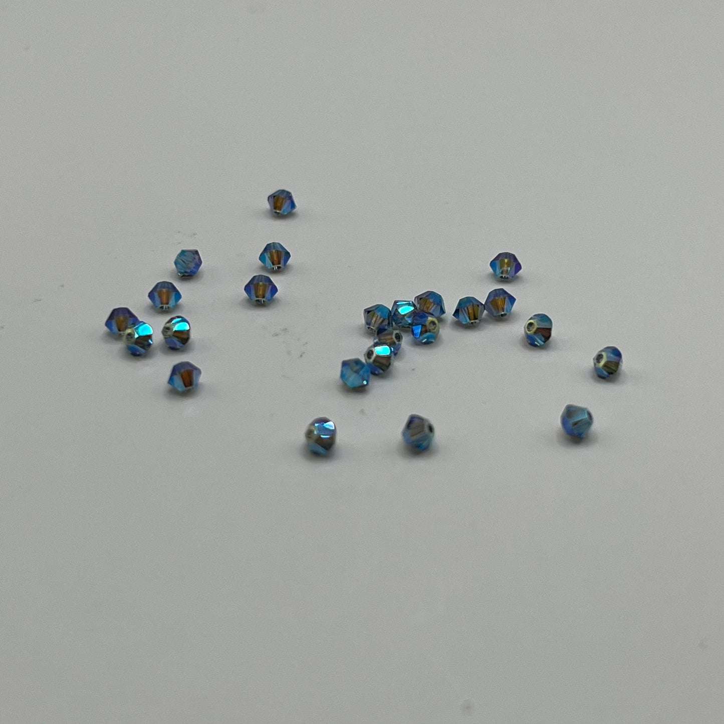 Swarovski 3MM Bicones - Denim Blue AB2X (24pcs)