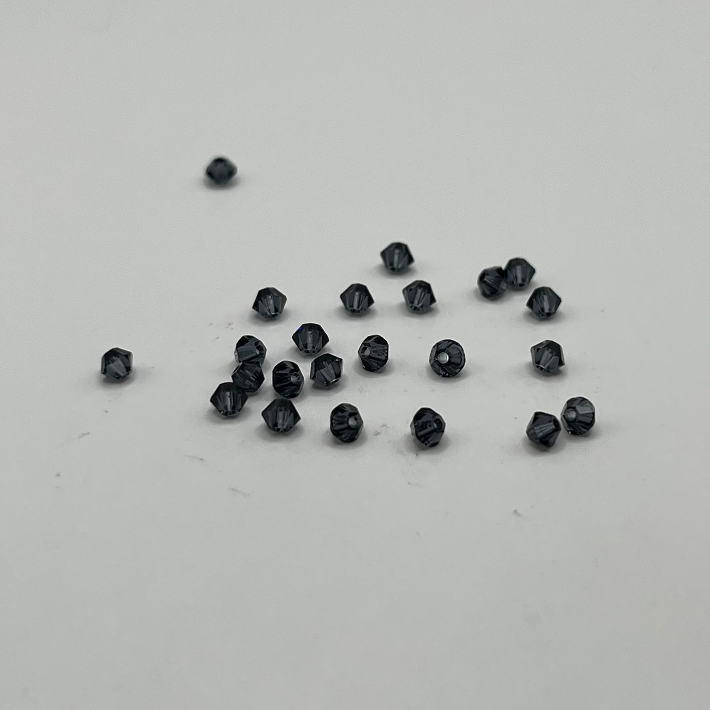 Swarovski 3MM Bicones - Graphite (24pcs)