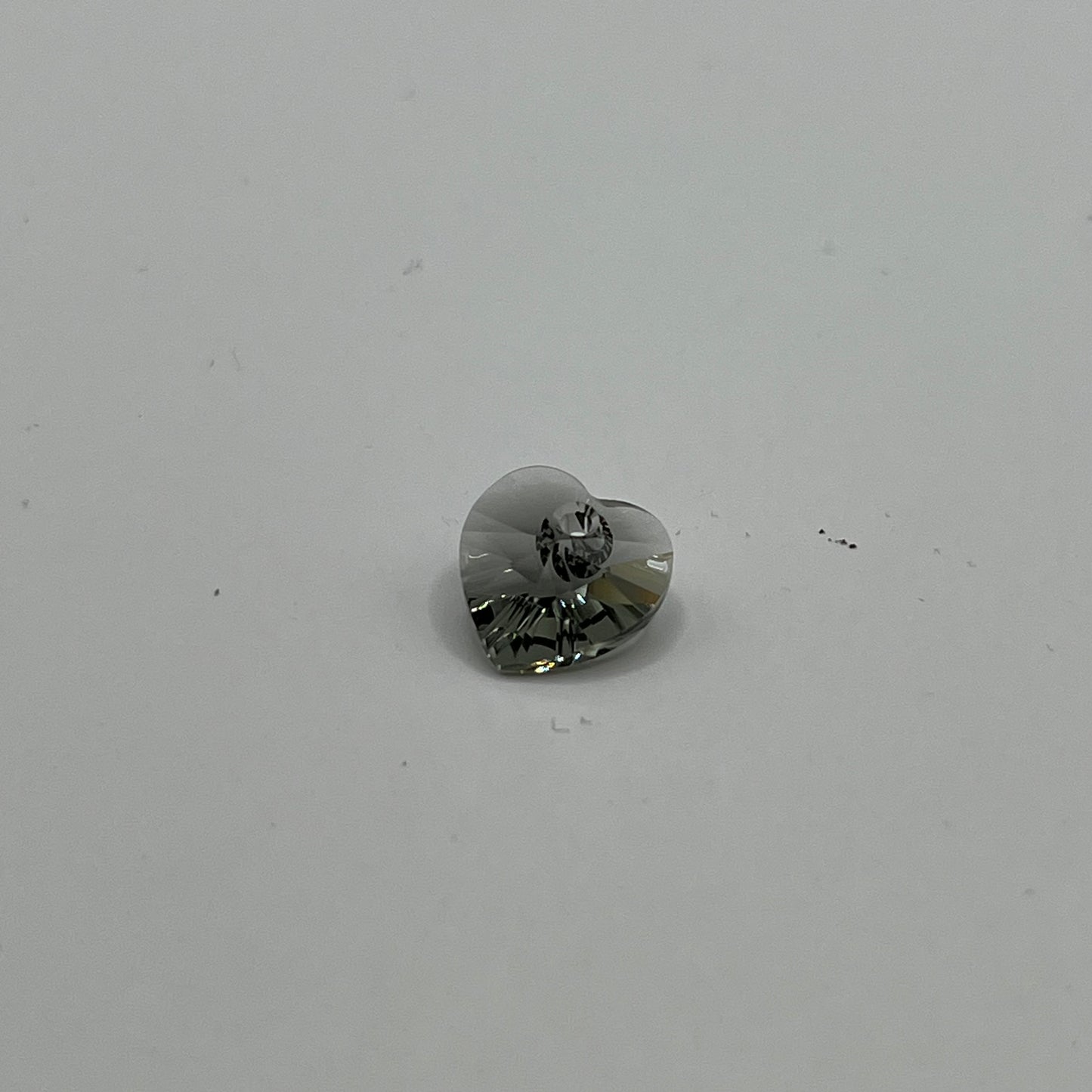 Swarovski 10MM Heart Pendant A6228 - Black Diamond (4pcs)