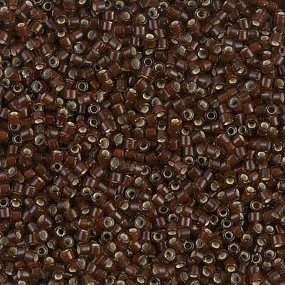 DB1684 - Silver-Lined Glazed Dark Rootbeer - 11/0