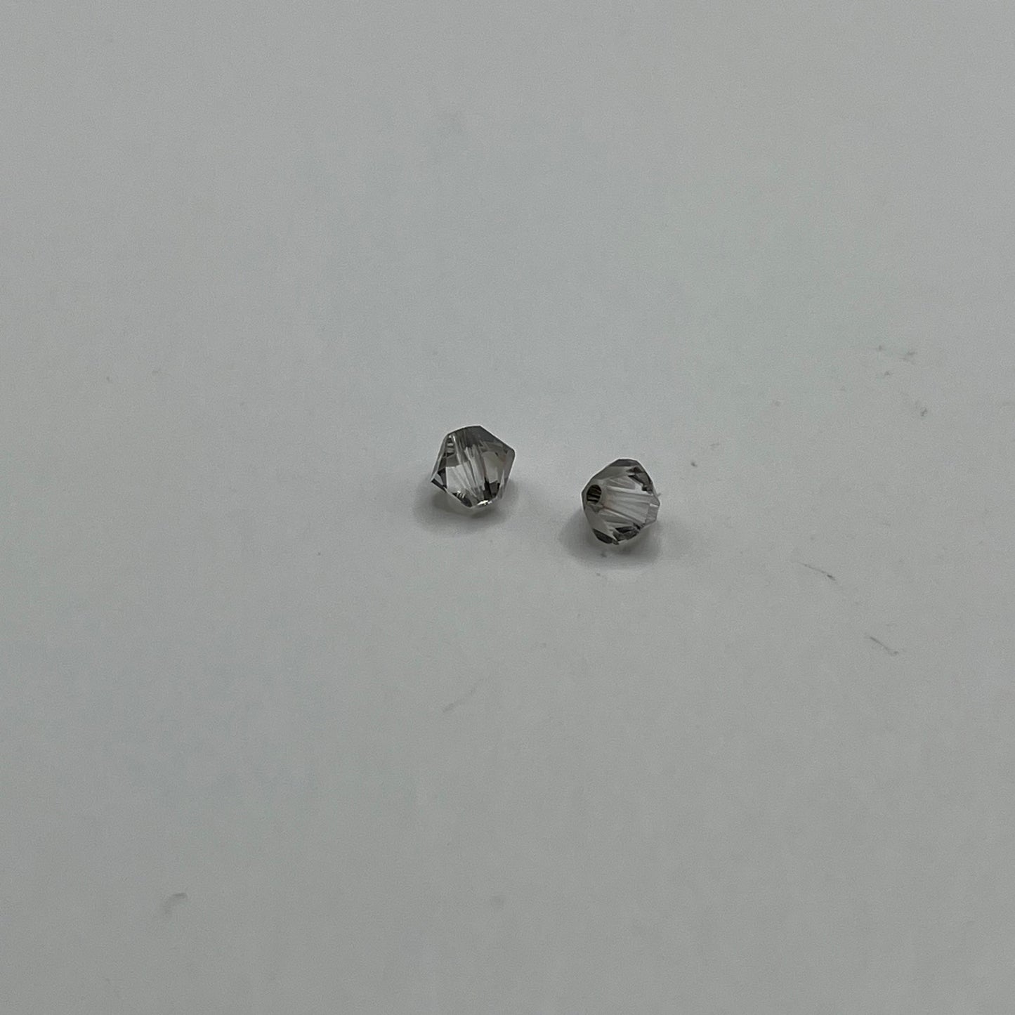 Swarovski 4MM Bicones - Crystal Satin (12pcs)