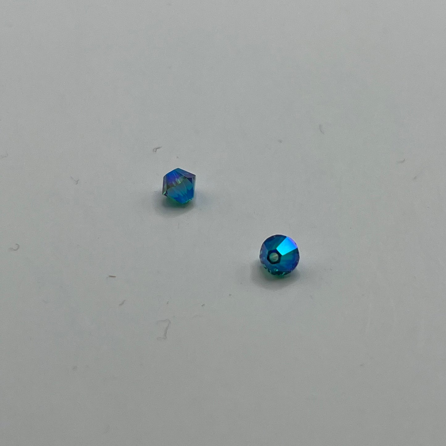 Swarovski 4MM Bicones - Blue Zircon AB2X (12pcs)