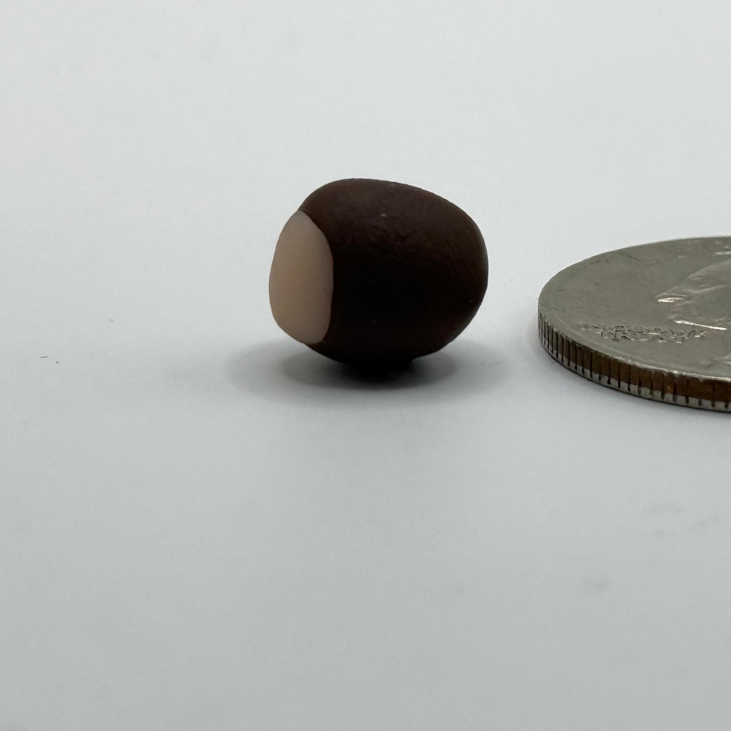 8mm Buckeye Polymer Clay Bead