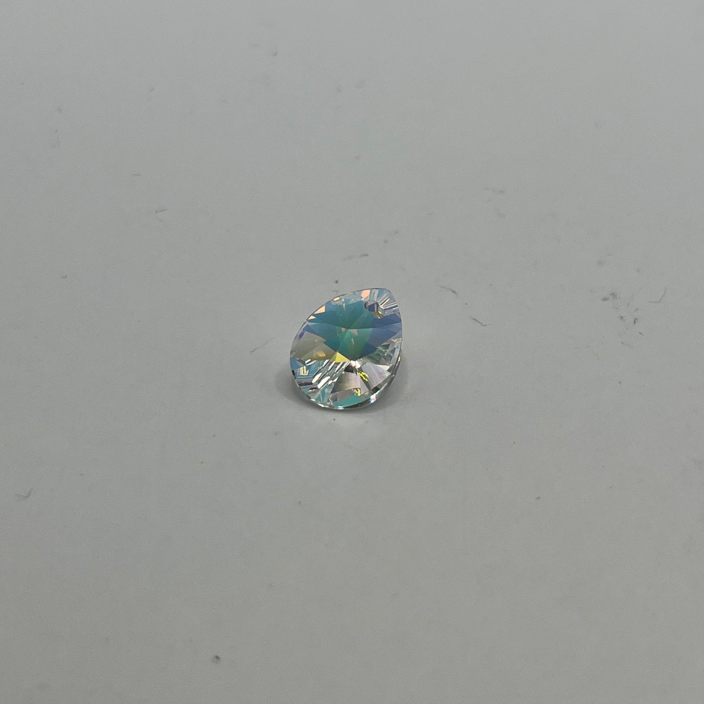 Swarovski 12MM Mini Pear Pendant A6128 - Crystal Transmission