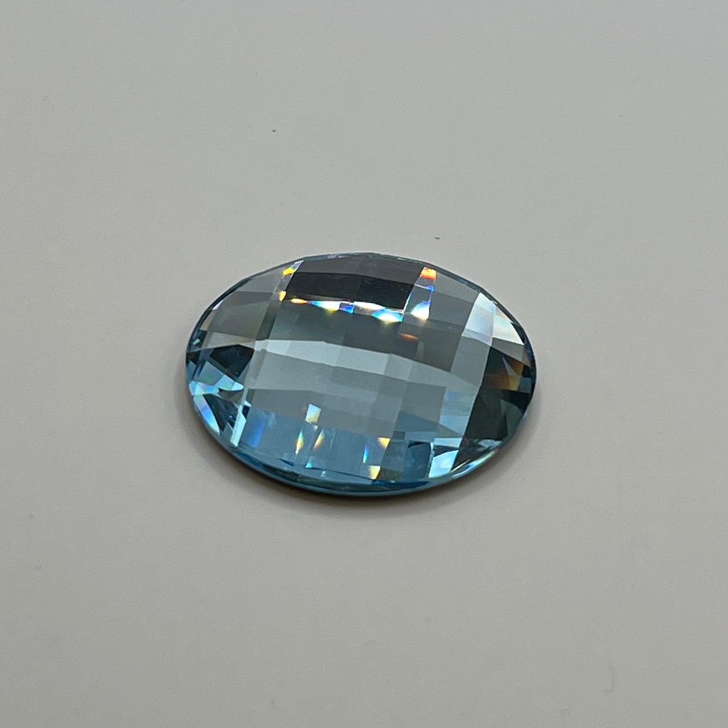 Swarovski 30MM Chessboard A2035 Circle - Aqua