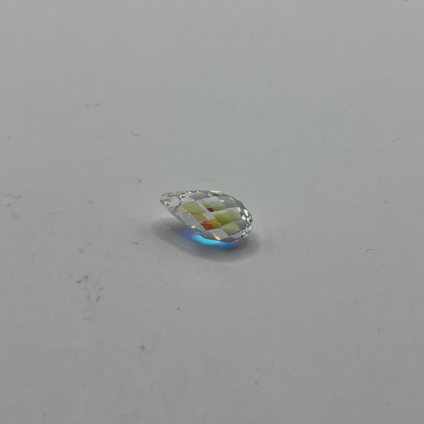 Swarovski 13x6.5MM Briolette Pendant A6010 - Crystal AB