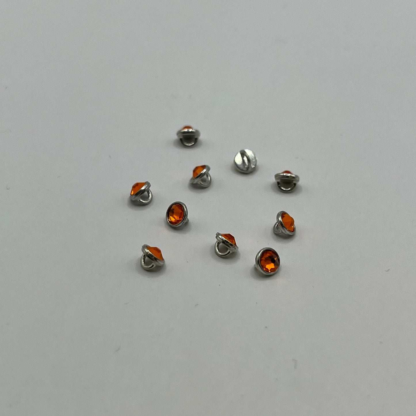 Swarovski 3MM Crystaletts - Sun / Silver Rhodium (10pcs)