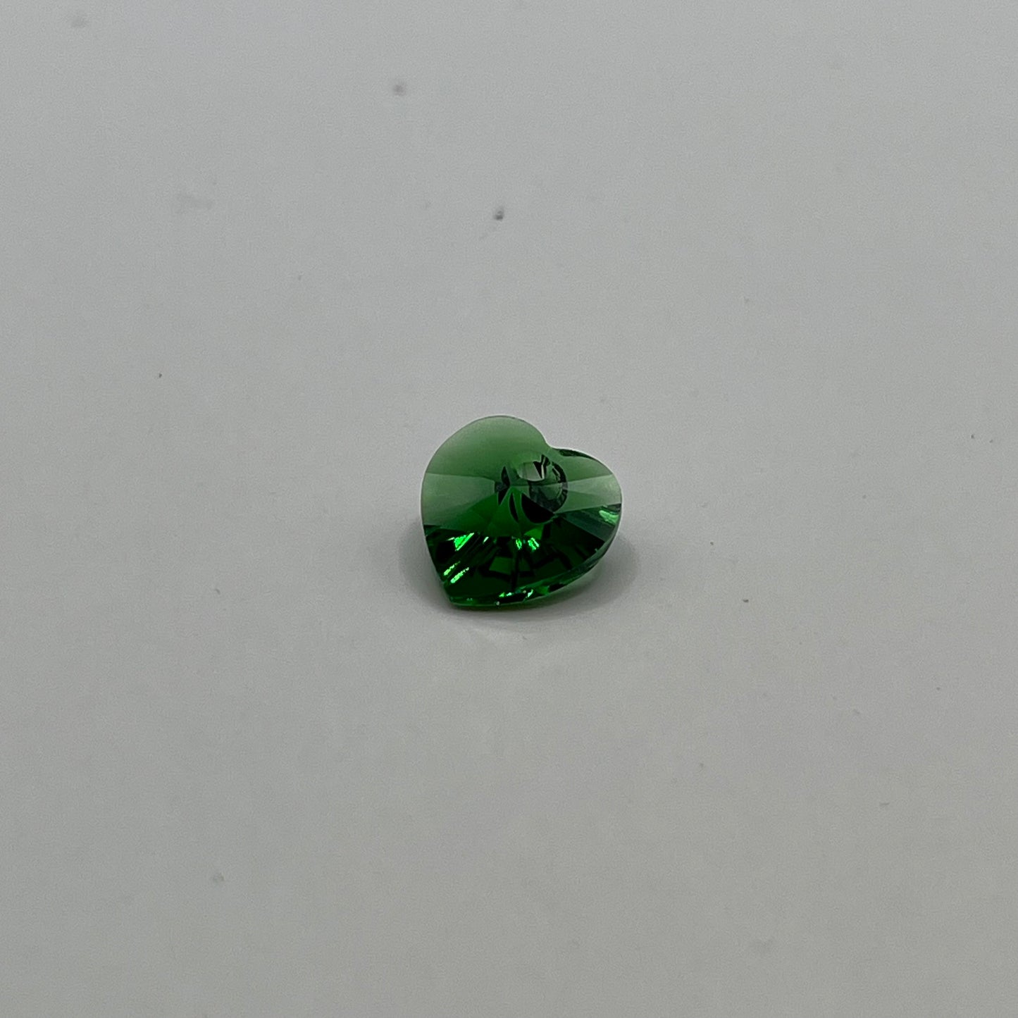 Swarovski 10MM Heart Pendant A6228 - Dark Moss Green (4pcs)