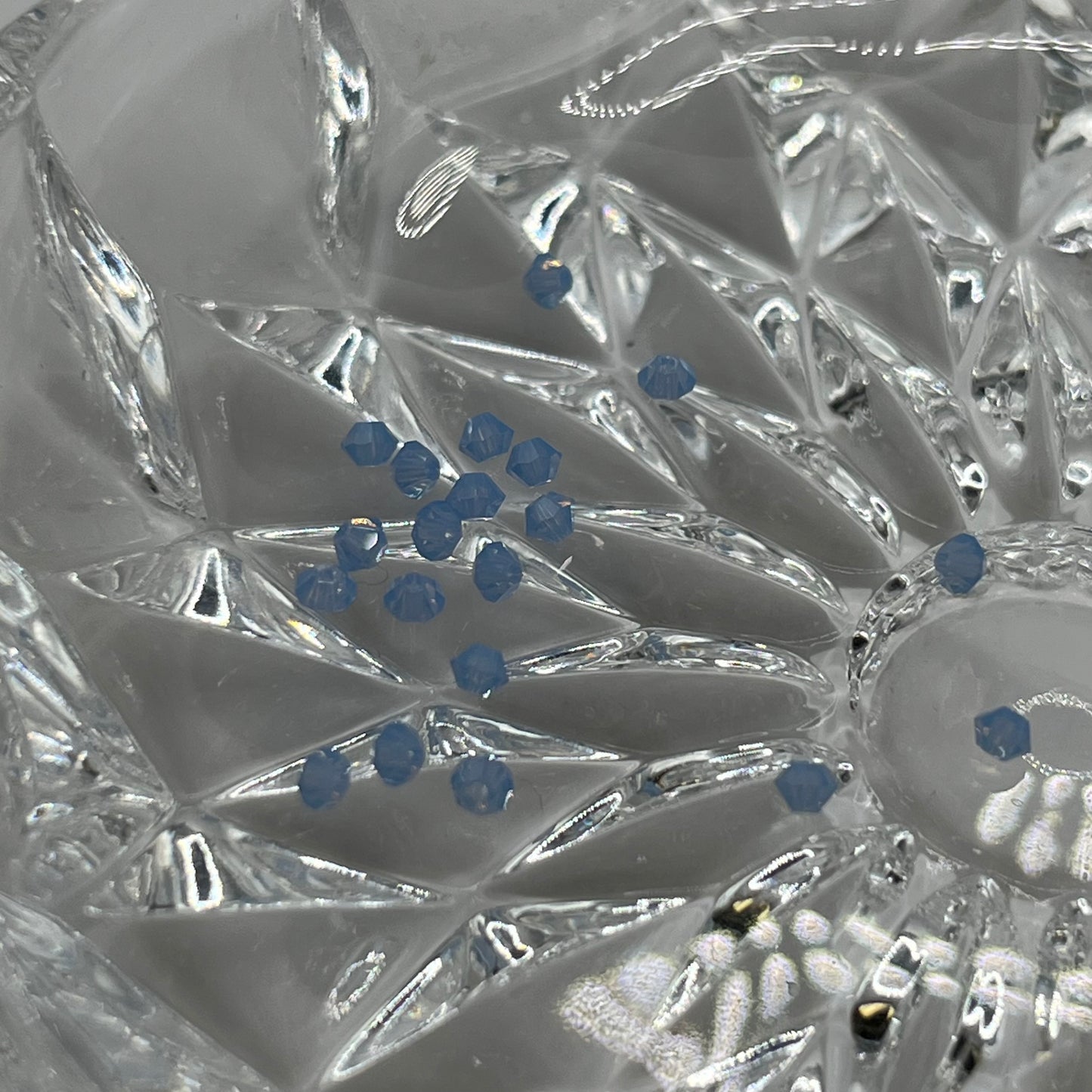 Swarovski 2.5MM Bicones - Air Blue Opal (24pcs)